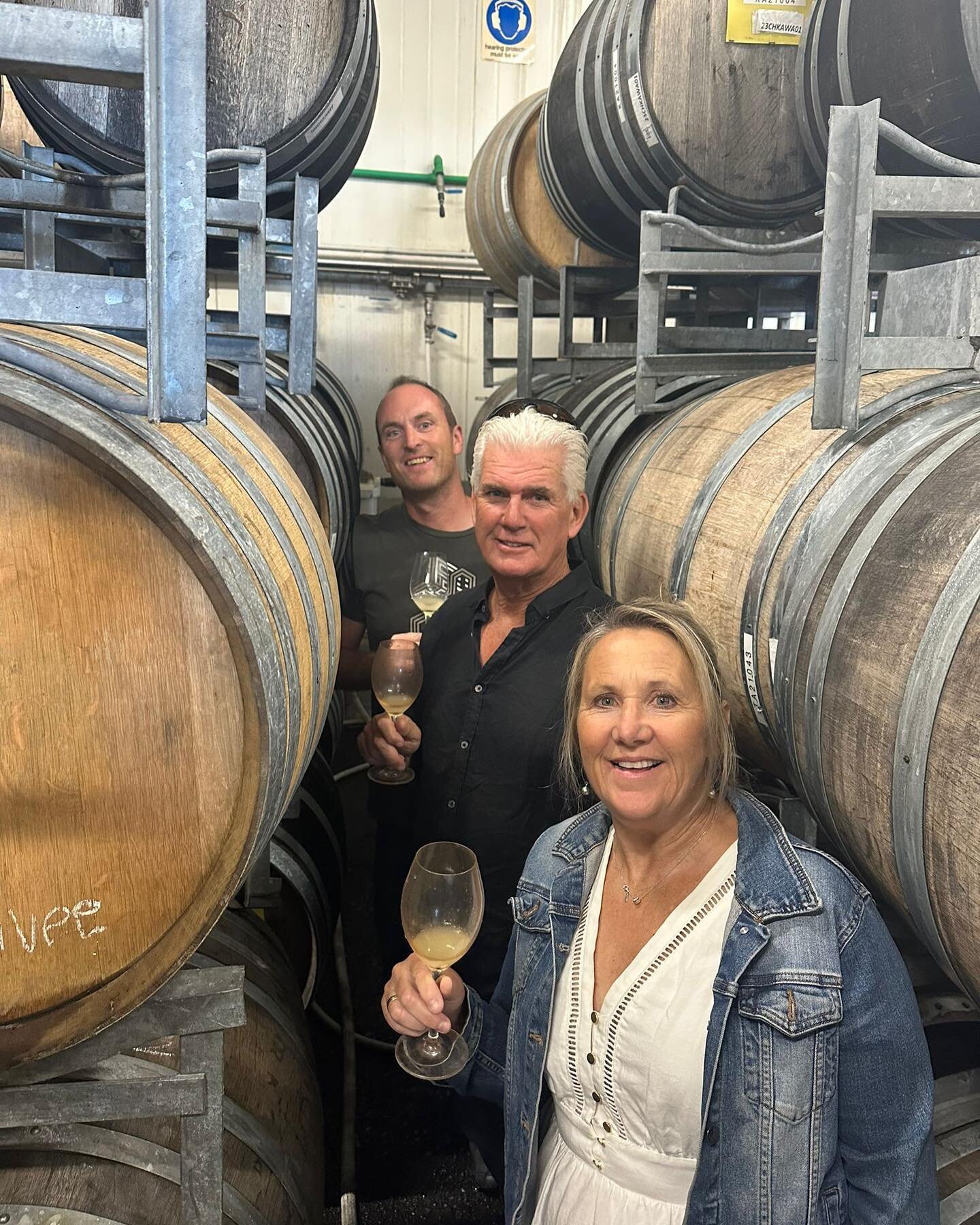It was great to have Trevor and Deanne visit the winery and taste through my wines from this year. 

It&rsquo;s been one hell of a roller coaster season. But having said that .. I&rsquo;m really happy with how the wines are looking. We have some exci