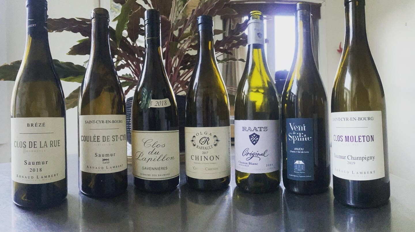 Aspirational and inspirational... 

We tasted a collection of Chenin Blanc last night with lovely friends, some of these wines we picked up on our trip last year. 
Really impressive lineup and each wine showing their sense of place. 
The standout on 
