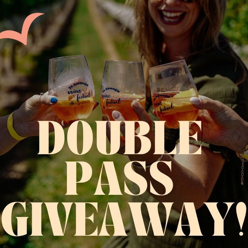 The 2026 Te Awanga Wine Festival is right around the corner and to get into the festive spirit, we're giving away a double pass to two lucky people!

Here&rsquo;s what you have to do:

Like us on Facebook/Instagram

Like this post

Tag a friend in th