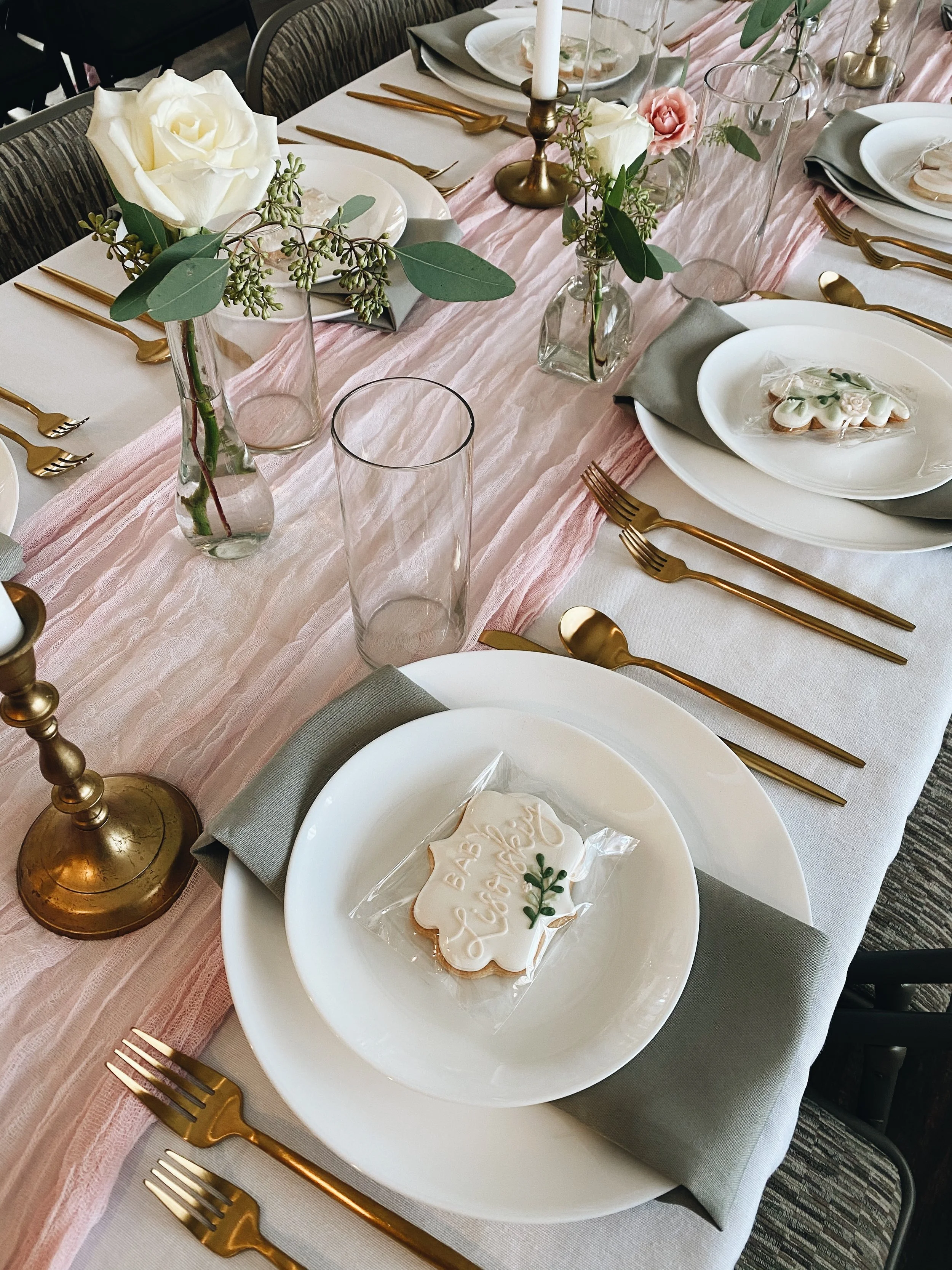 Pretty n pink baby shower