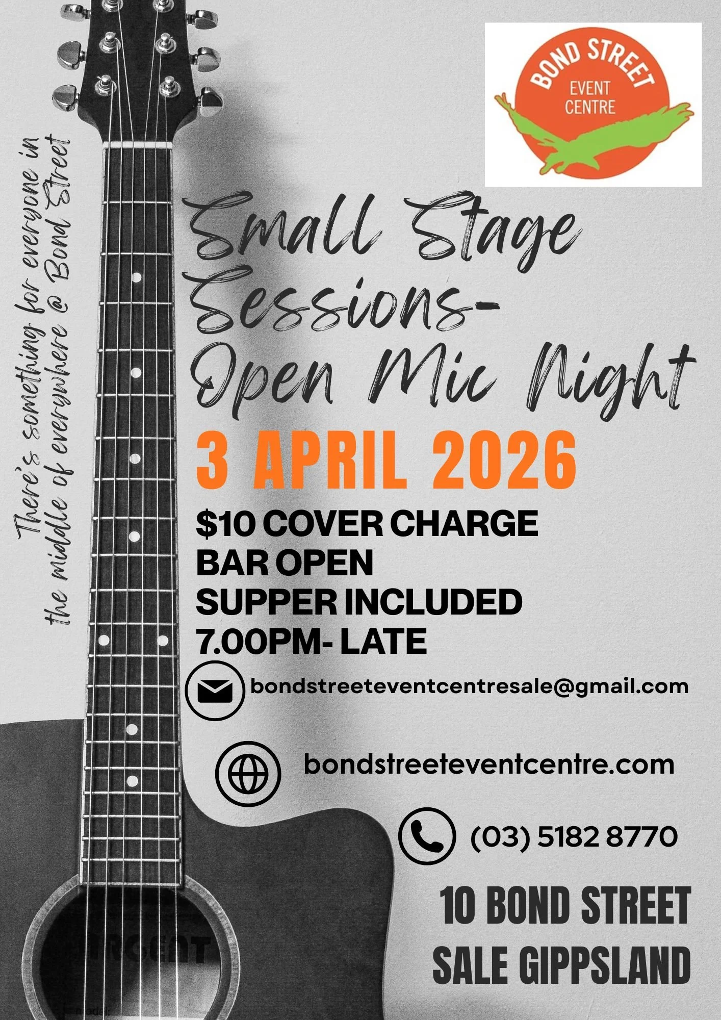 Small Stage Sessions- Open Mic Night 