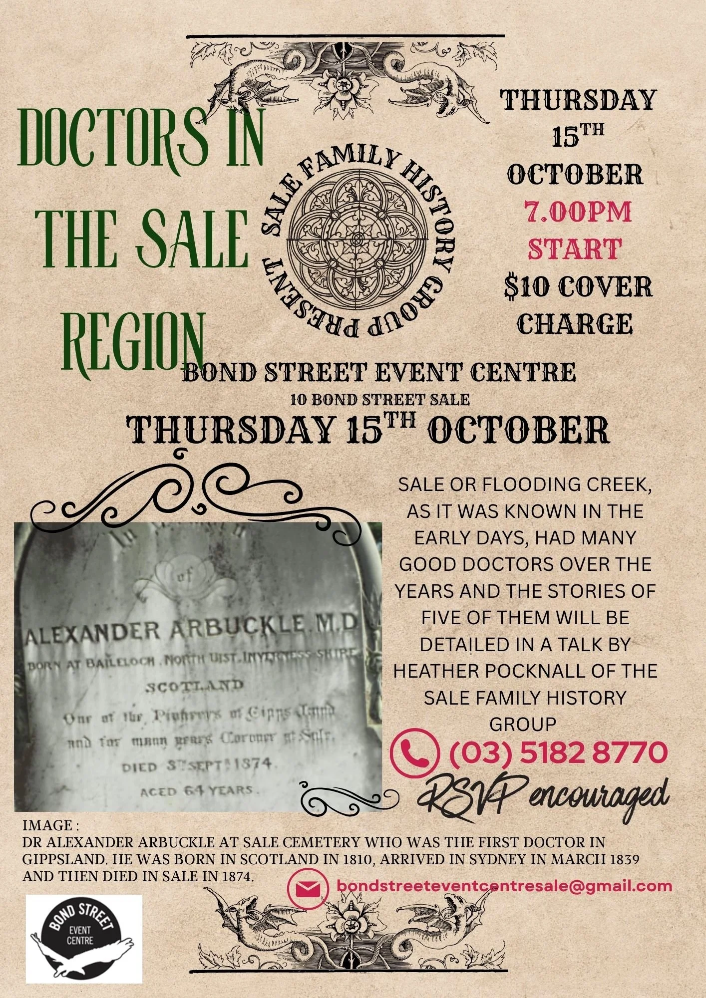 Informative Talk - Doctors in the Sale Region 