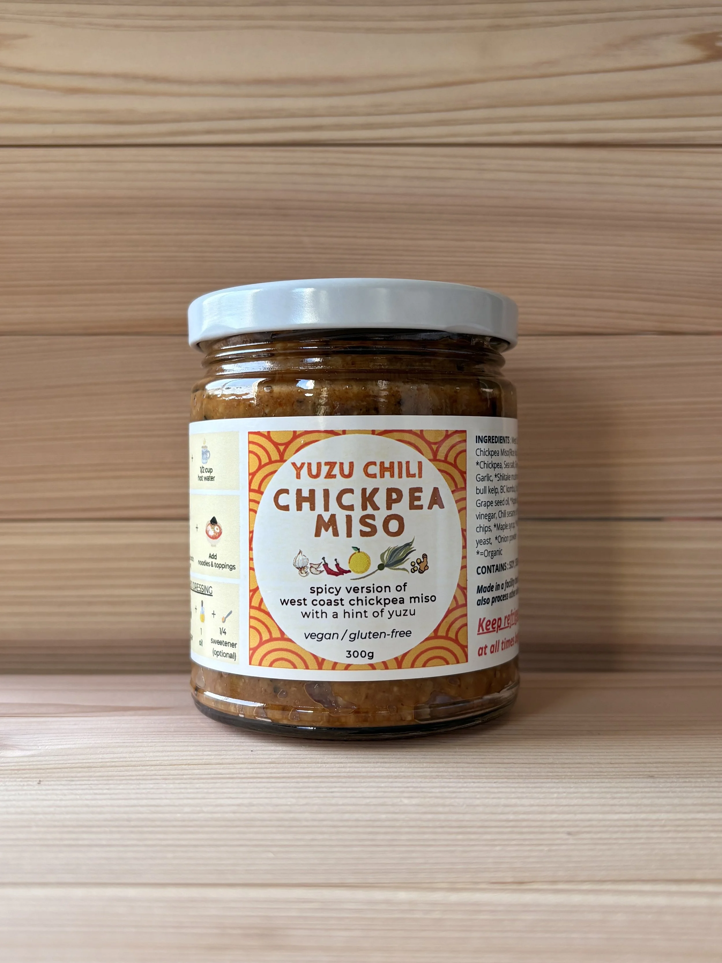 Yuzu Chili Chickpea Miso  ( 300g )