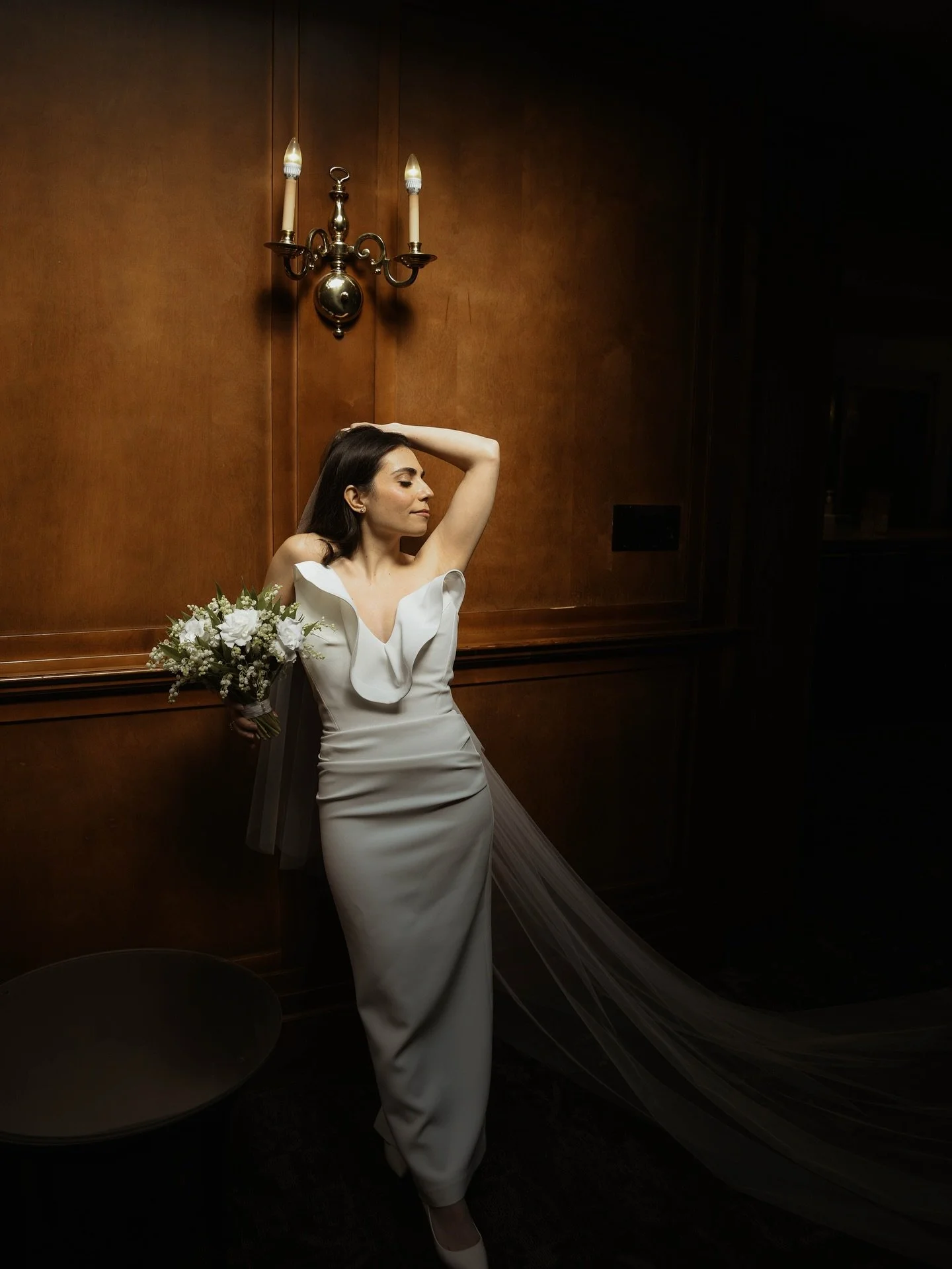 A moment for Candice.

Hair: @hair.by.cina
Makeup: @ryanpatrickmakeup
Veil: @blairnadeaubridal
Dress: @toni_maticevski from @netaporter
Florist: @posytoronto
Lighting and Rentals: @firedogcreative
Cake: @butterandspicebakeshop
Stationery design: @can