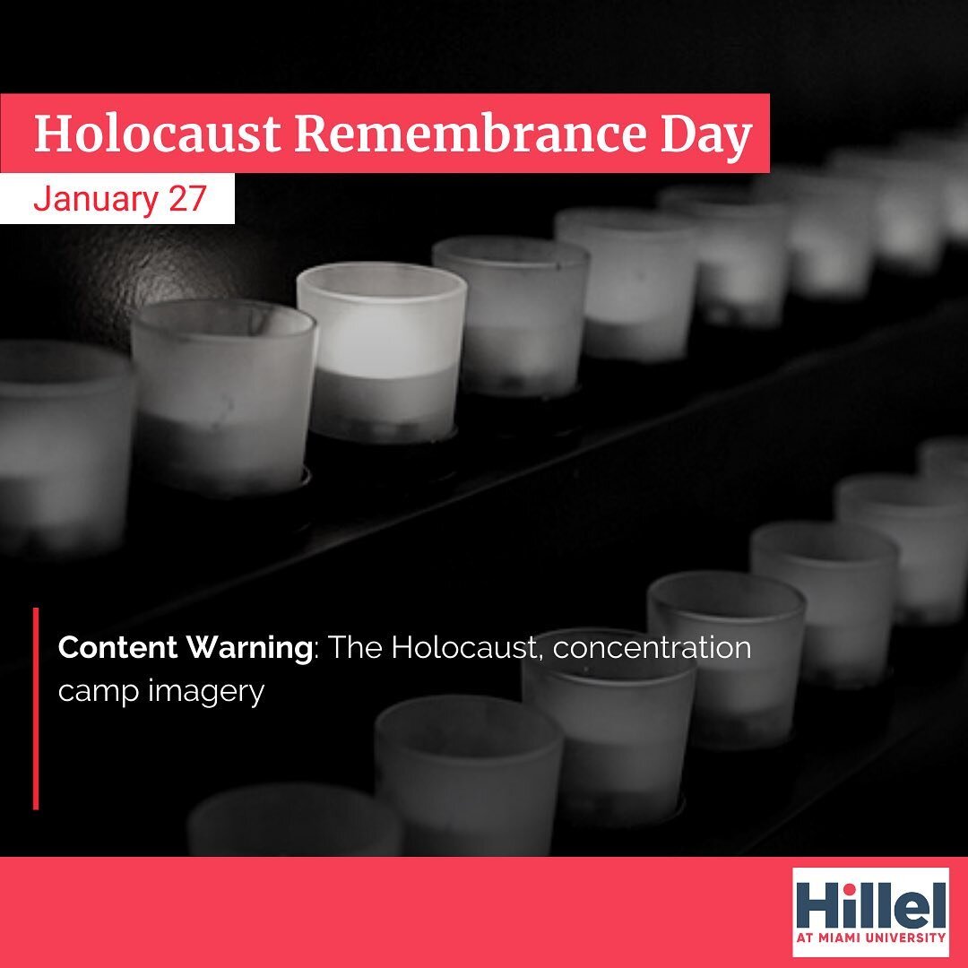 International Holocaust Remembrance Day is a promise to future generations that never again means never again.&nbsp;

Image Descriptions: 

Slide 1: Background photo of memorial candles and title text reads &ldquo;Holocaust Remembrance Day&rdquo; and