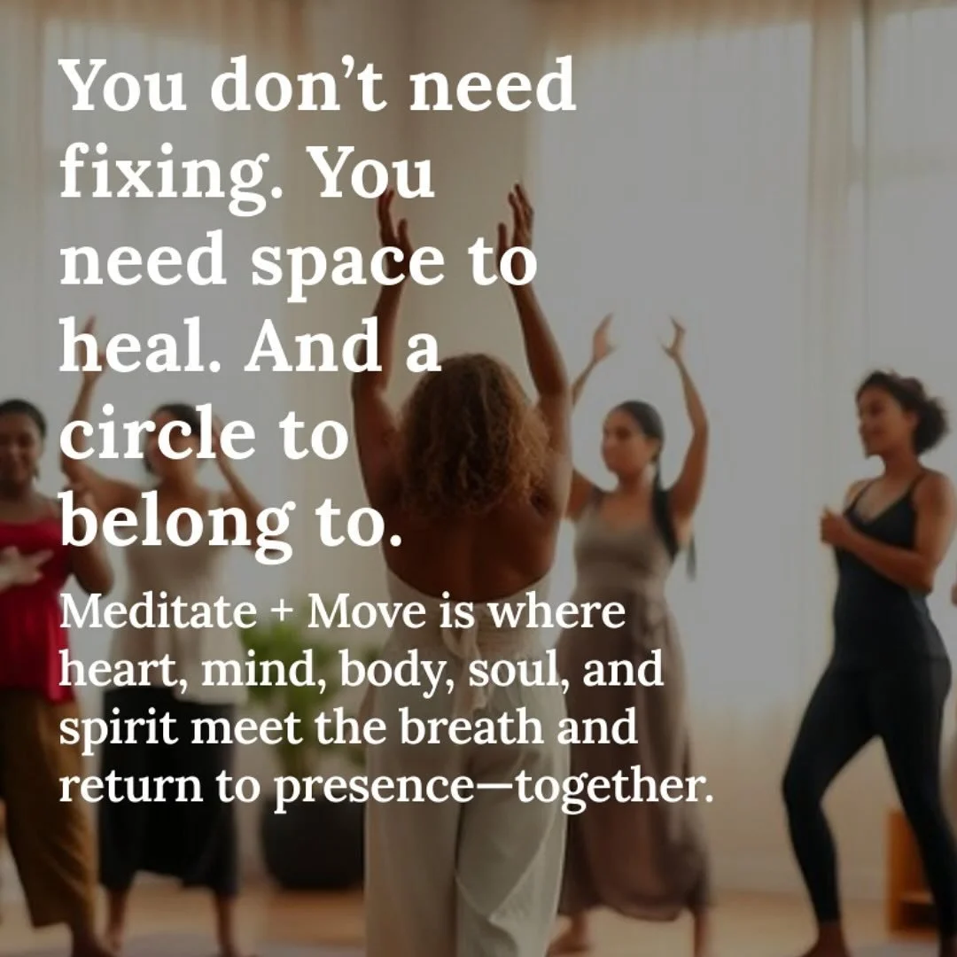 Mindfulness was never meant to be a wellness trend.

This is ancient ancestral technology. 🌍

And our ancestors didn&rsquo;t heal alone. They gathered, sang, breathed, and moved together&mdash;co-regulating nervous systems long before that was the l