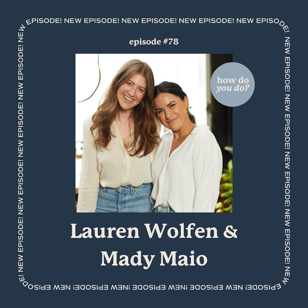 ~NEW EPISODE~ @camberapp founders Mady Maio &amp; Lauren Wolfen, how do you build an app?

This one's a super special episode, because I've had a front-row seat to these founders' journey! It was a joy to talk to @ltwolfen and @madymaio about how the