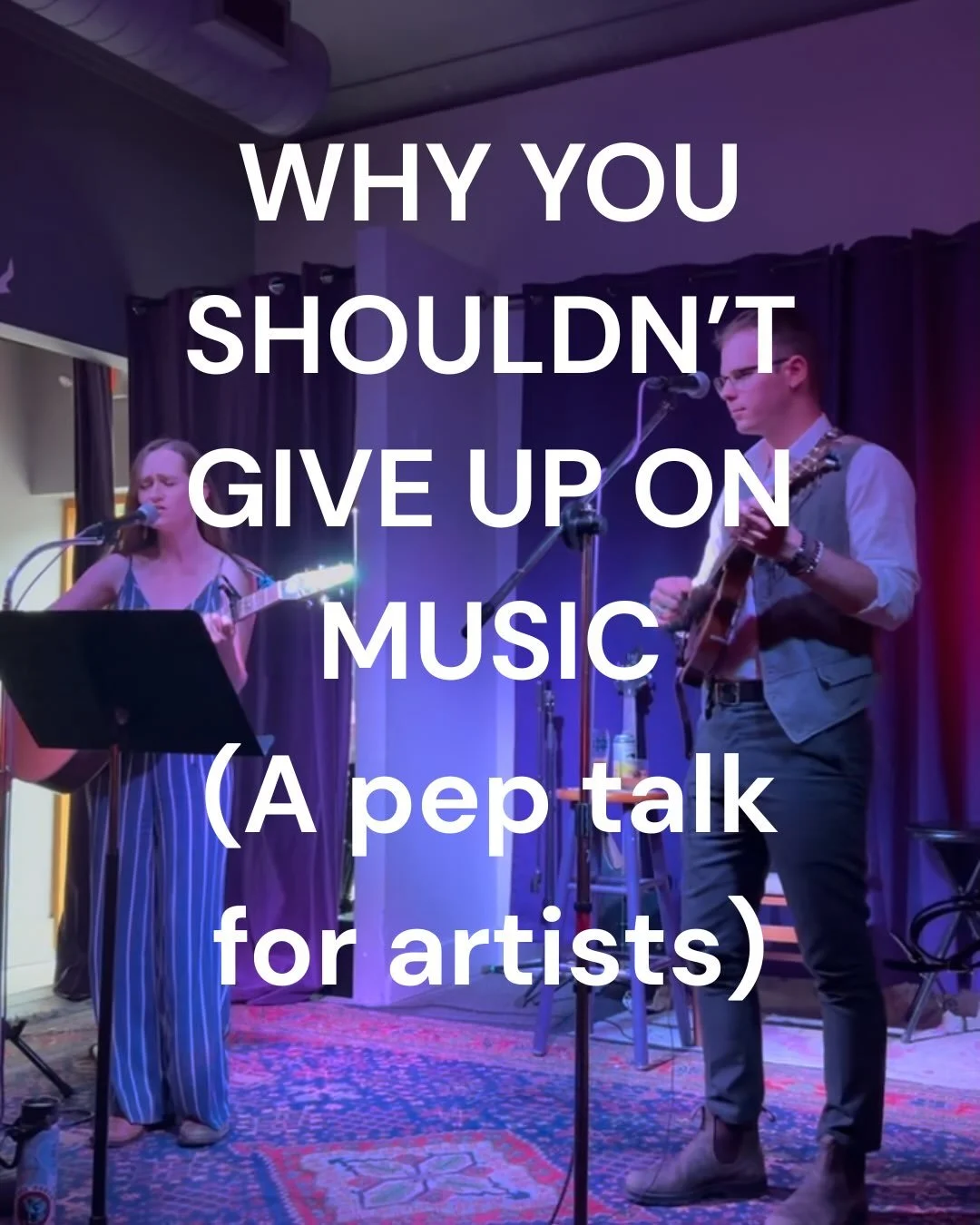 My self-doubt has beeen flaring up this week, so I wrote this and thought I&rsquo;d share in case there&rsquo;s someone else out there who needs to hear this. 

I&rsquo;ve been producing music for 10 years now and I still have imposter syndrome. It&r