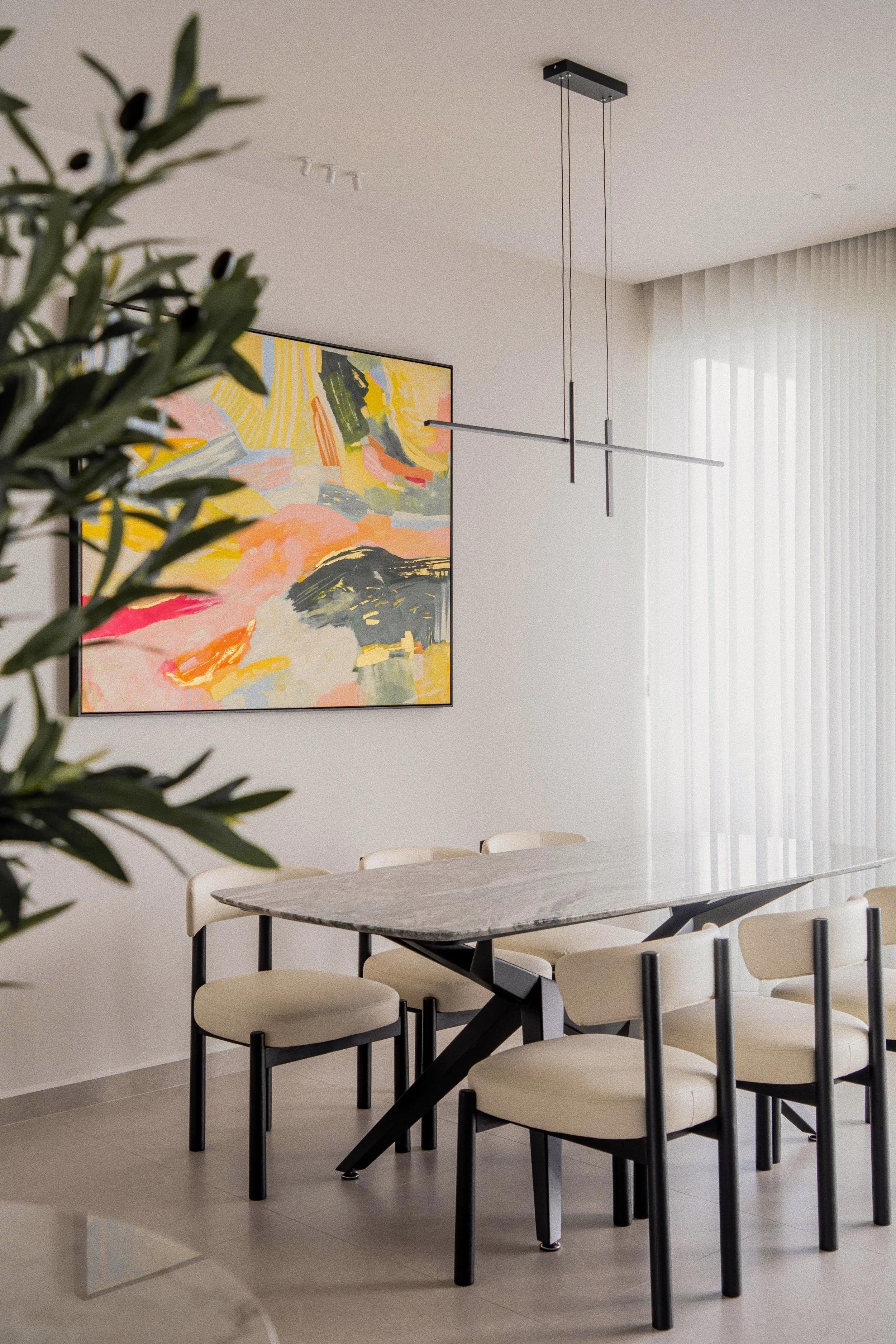 Beautiful Chaos - abstract artwork in house2.JPG