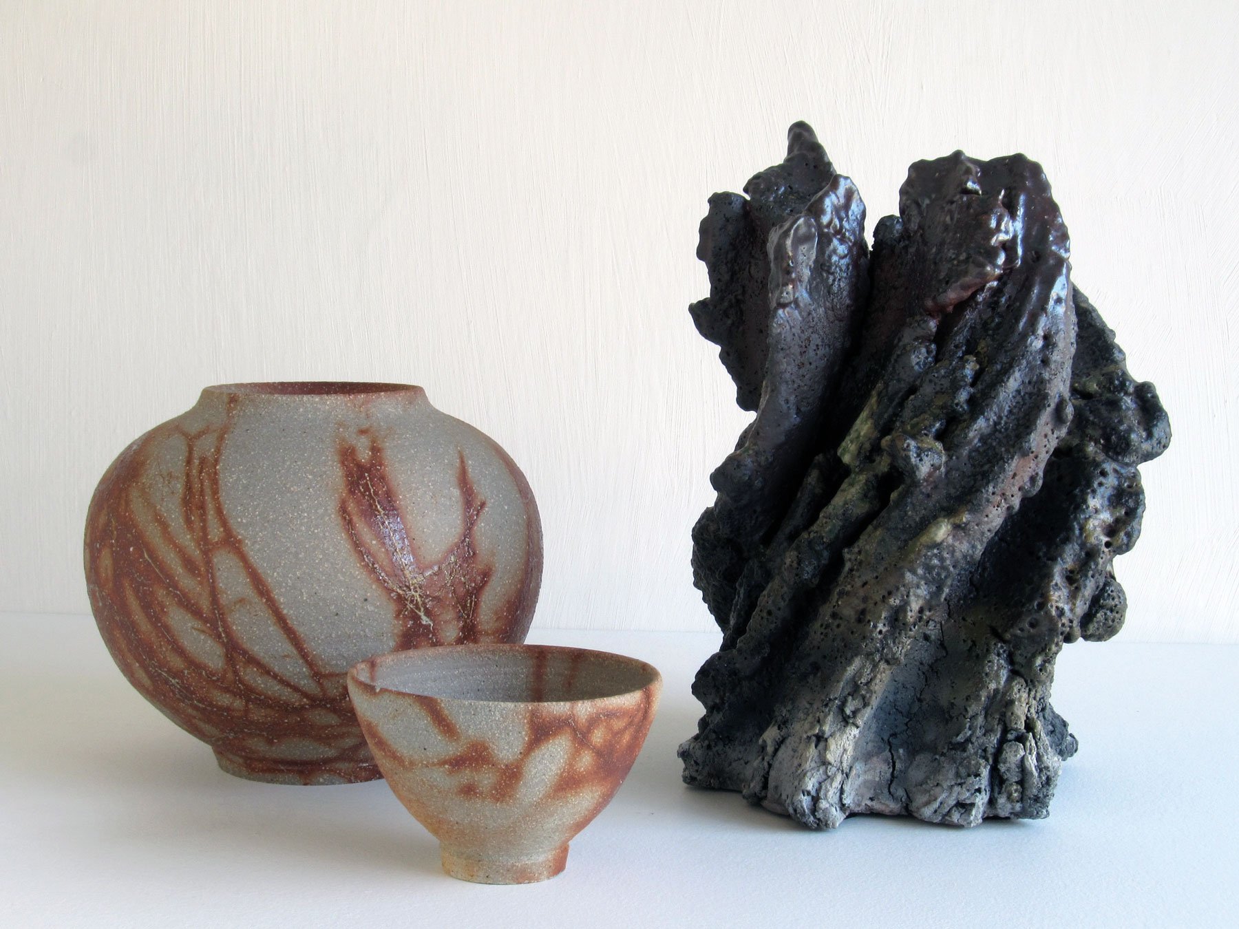 Hidasuki und skulpturale Vase, Jochen Rüth