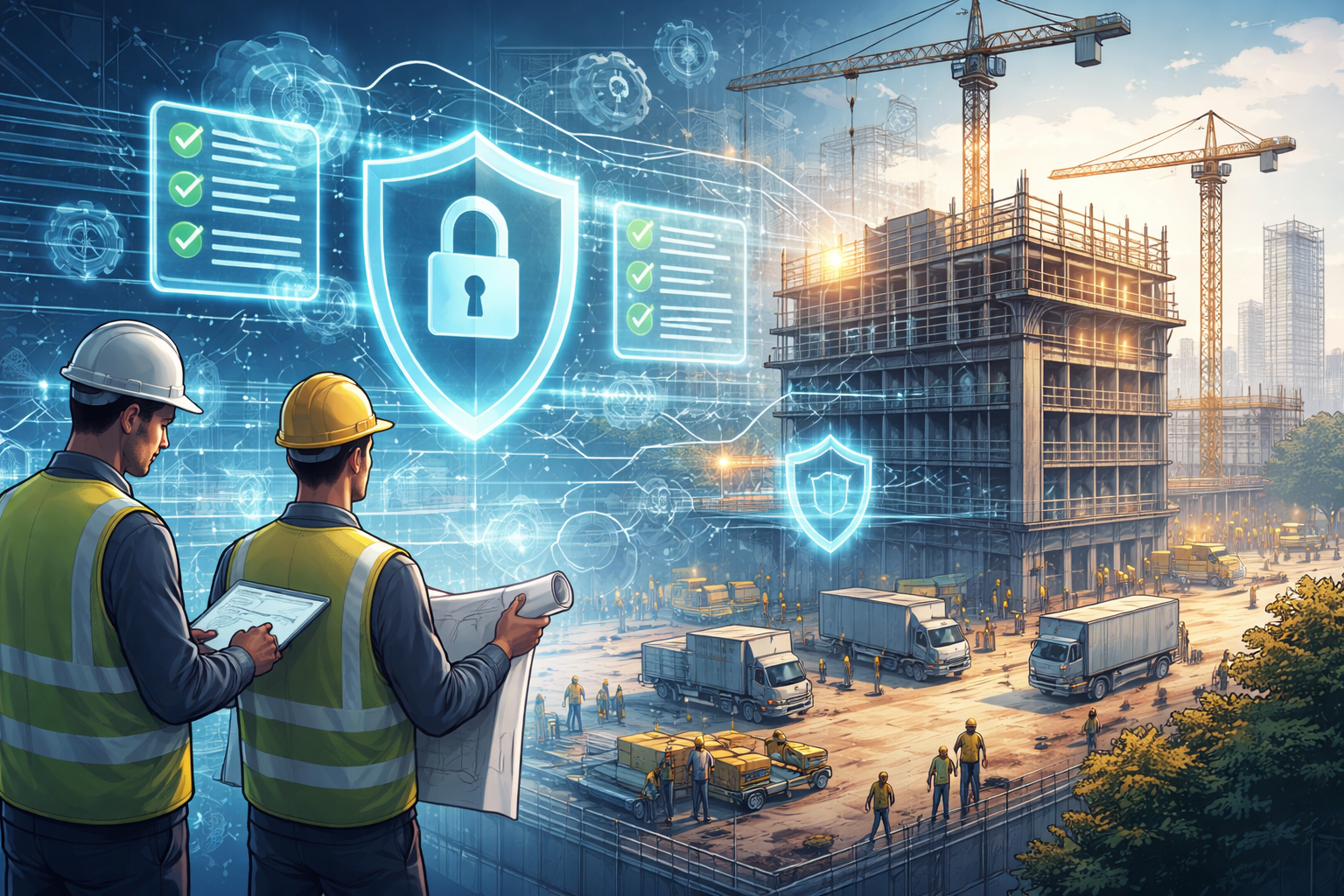 When Cyber Security Becomes a (Construction) Project Problem