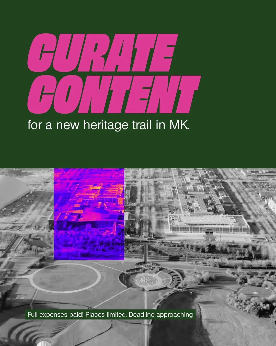⚡ Last Chance! ⚡
Only a few spots left to join the Heritage Trail Team 🚲🌳

If you&rsquo;re 16&ndash;25 and want to:
✨ Explore Milton Keynes&rsquo; hidden stories
✨ Shape content for a new city trail
✨ Build skills in research, storytelling &amp; me