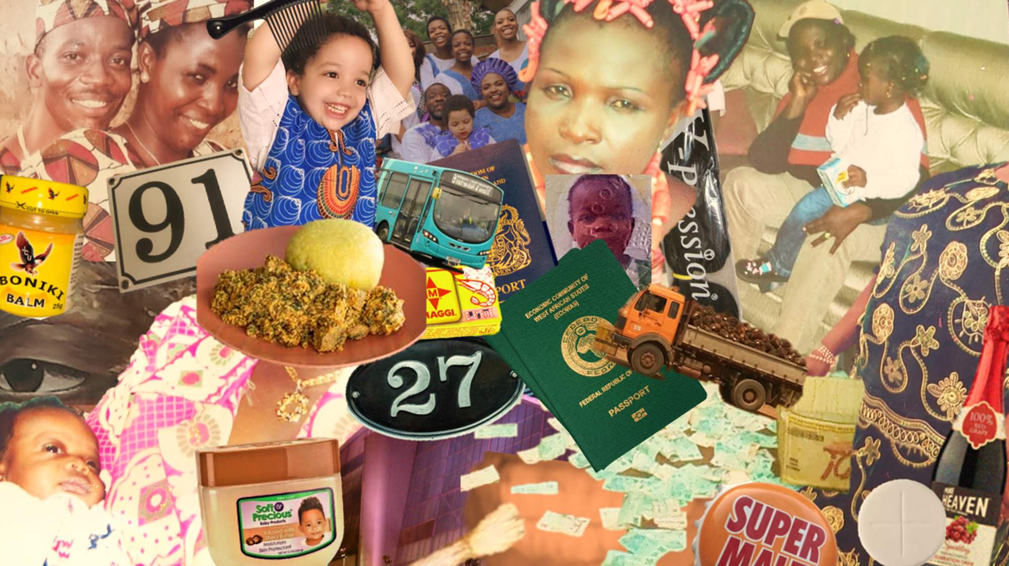 My Mothers Voice, Collage, 2024