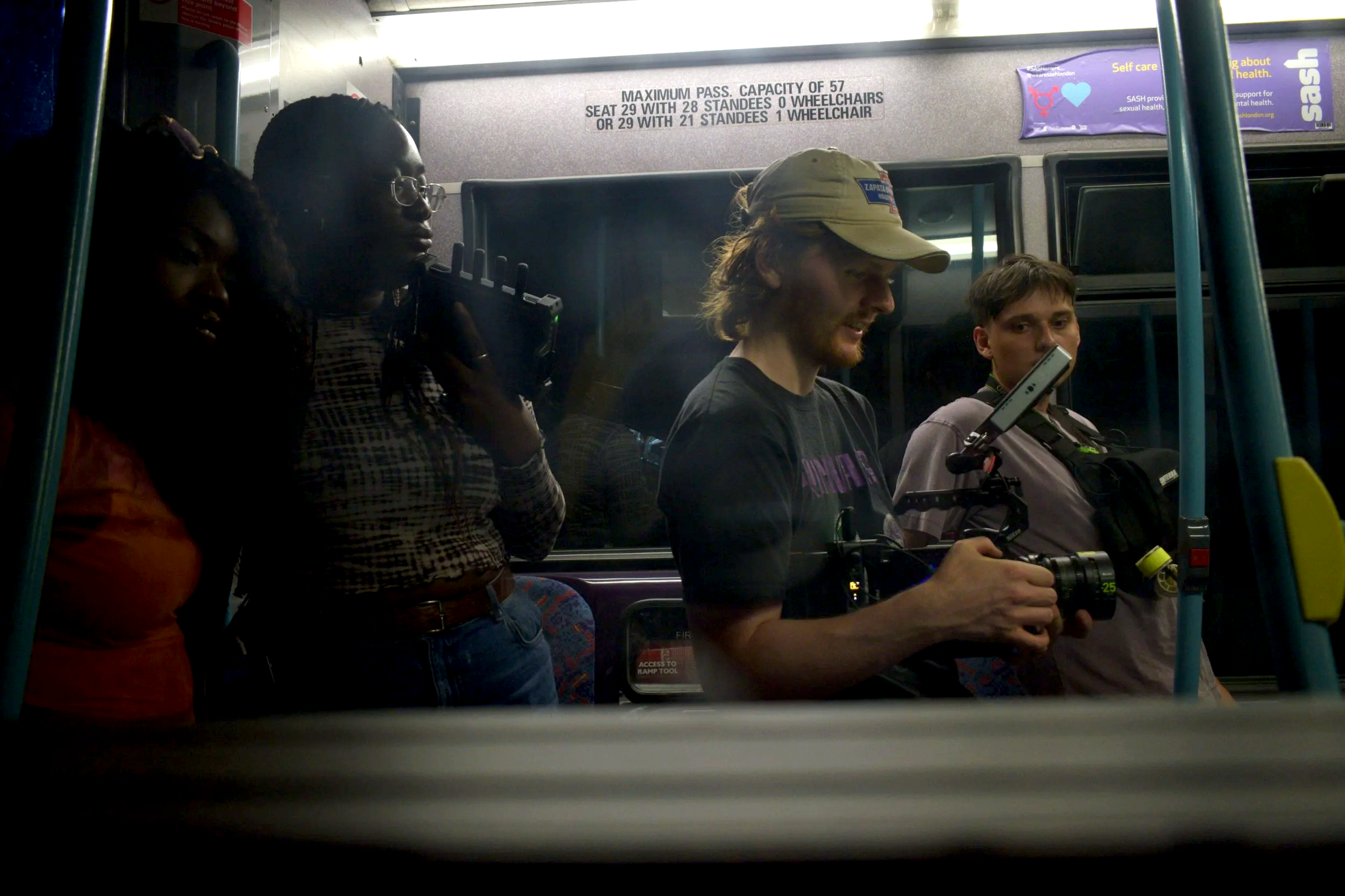 Behind-the-scenes photo of "Backwoods", 2024  