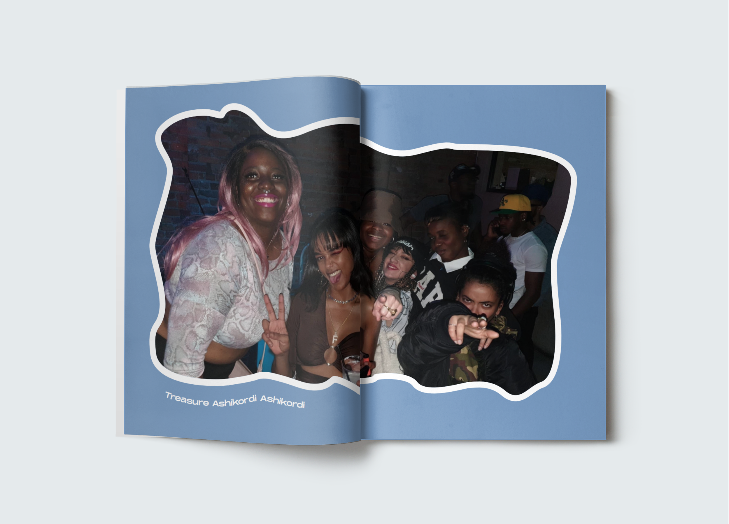 'Right Here & Tomorrow' zine, Issue #1 (detail), printed publication, 2023