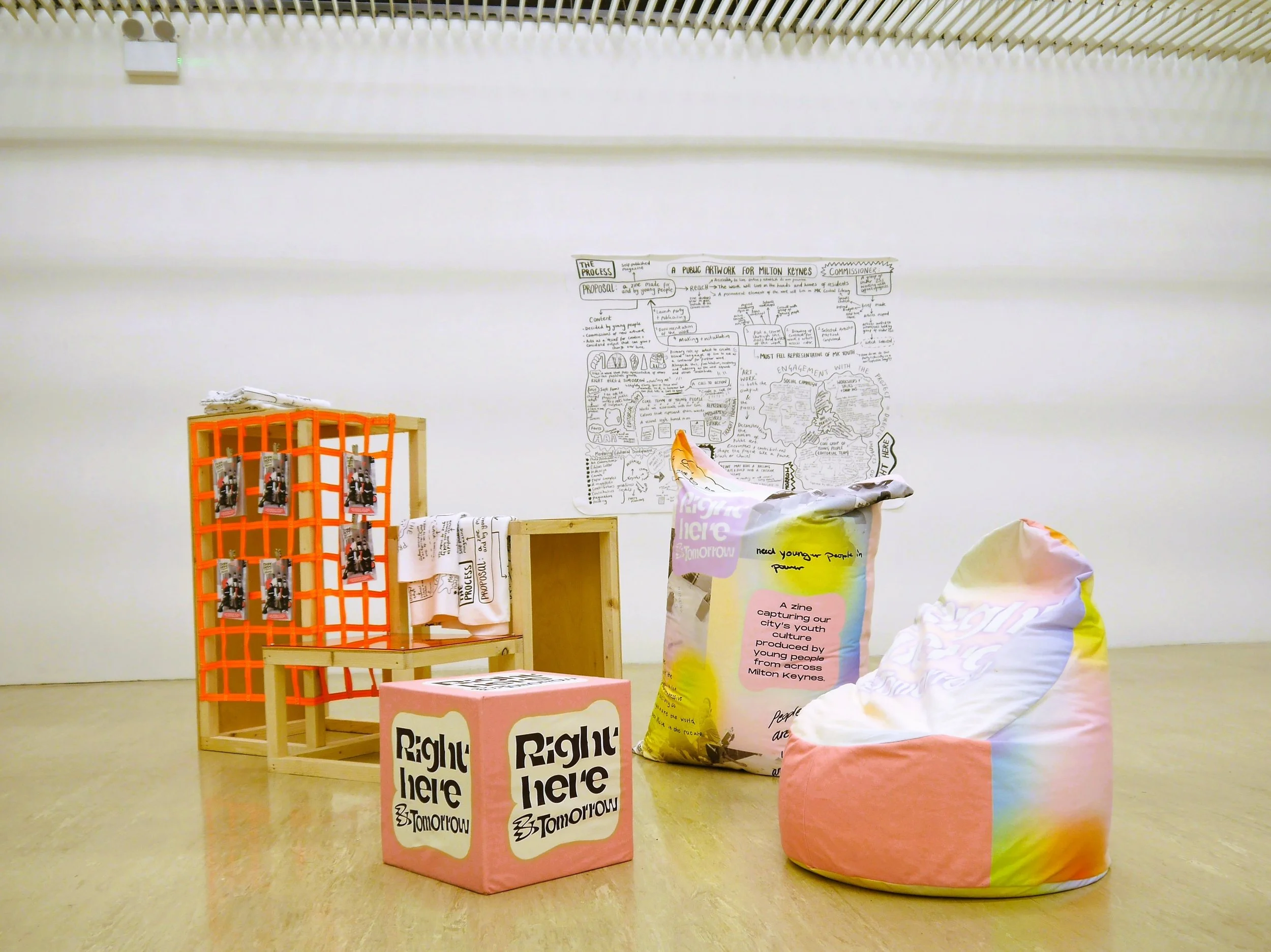 Lu Williams, 'Right Here & Tomorrow', 2022-23, Printed zine and installation