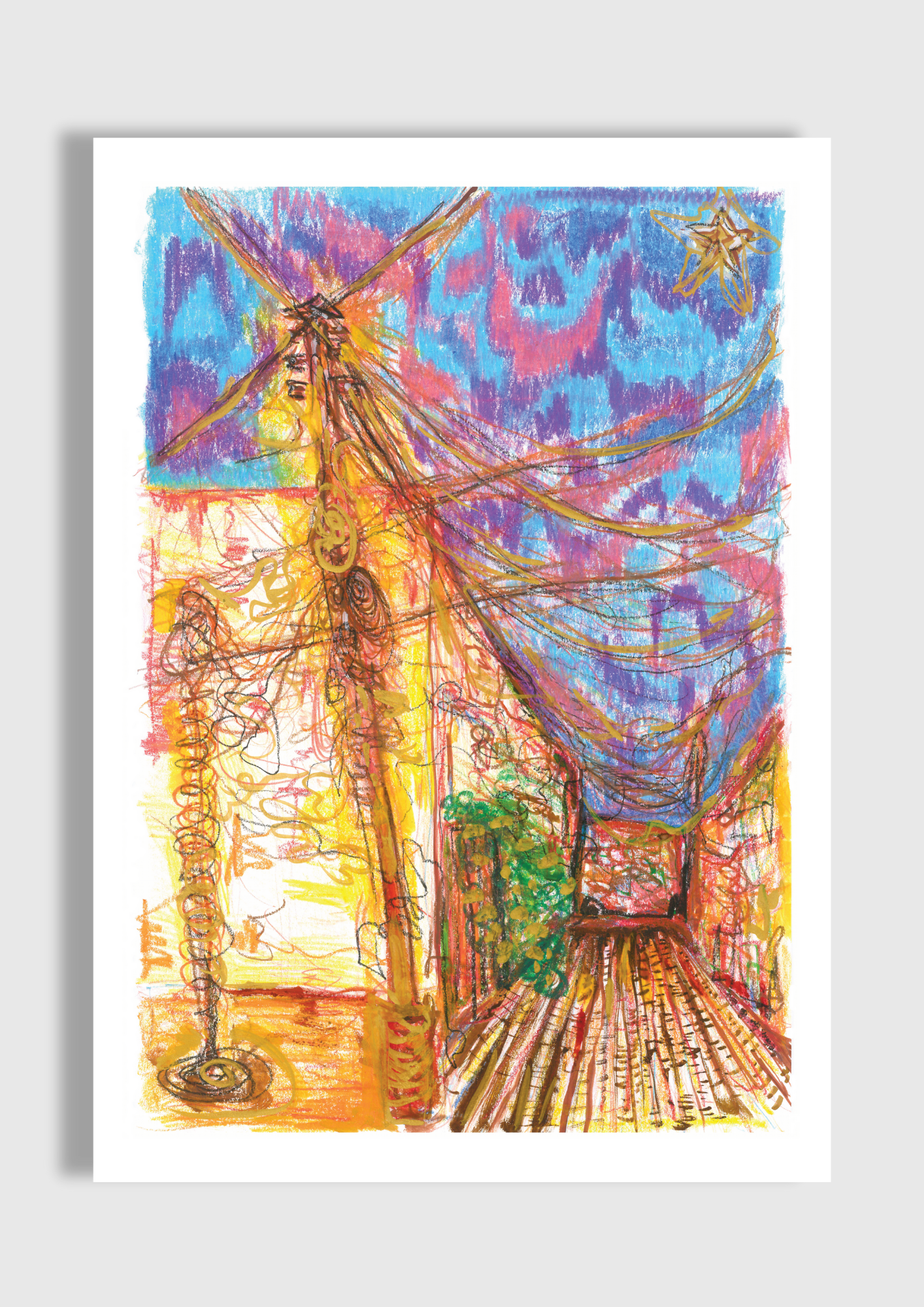 Maheen Sheikh, 'Lines of Karachi', 2025,
Giclée print