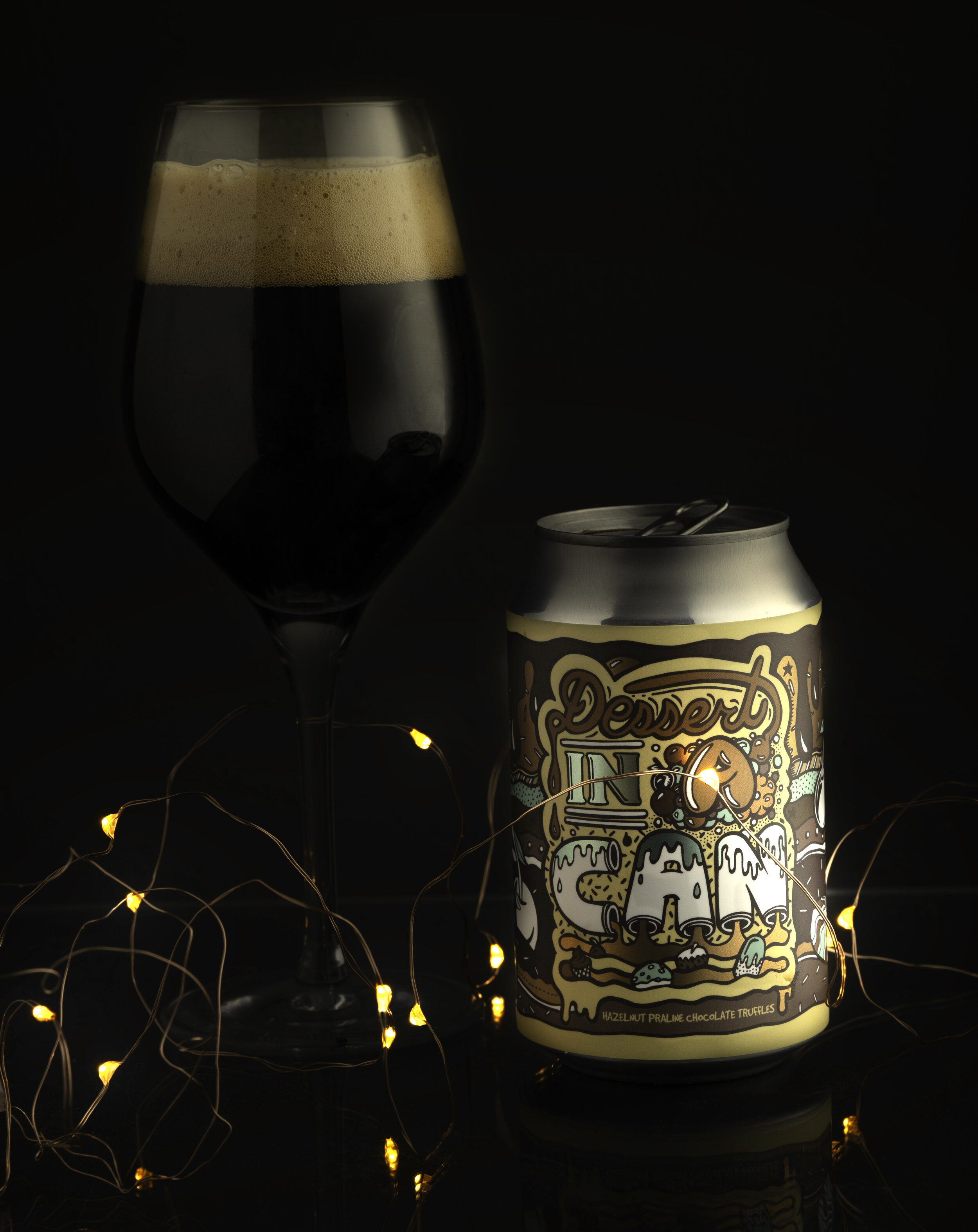 Amundsen - Dessert In A Can: Hazelnut Praline Chocolate Truffles