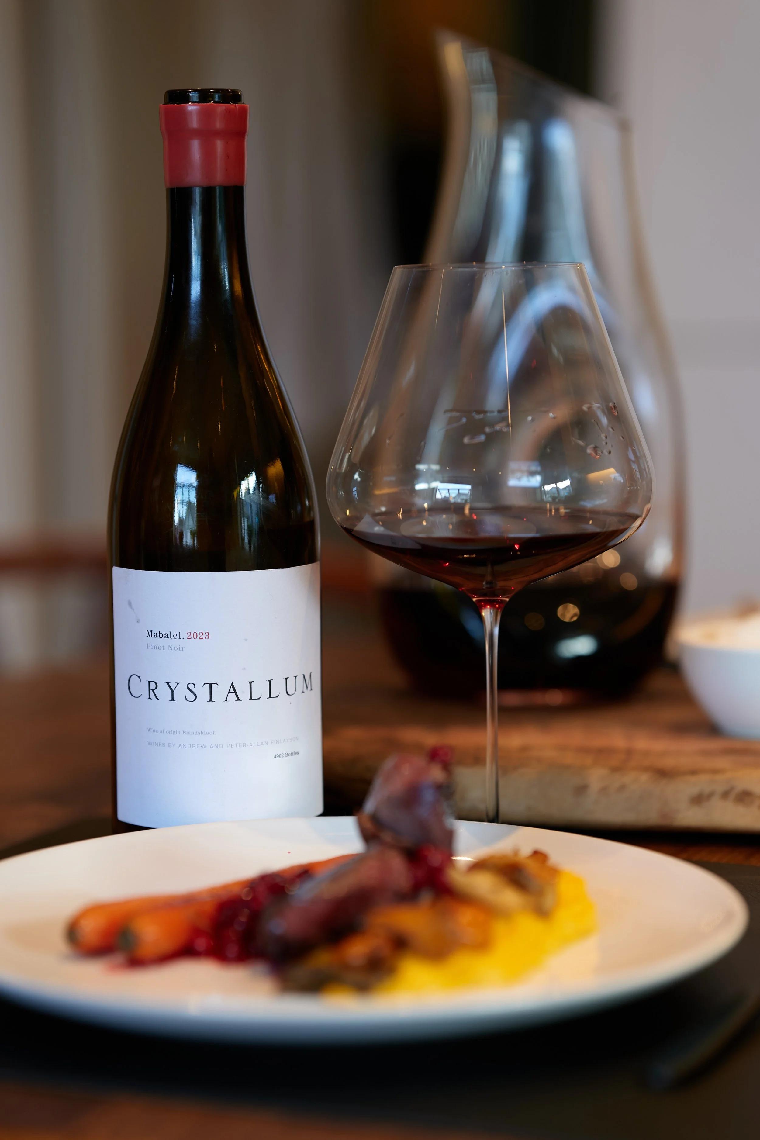 Sous vide rype, og vin av rett type