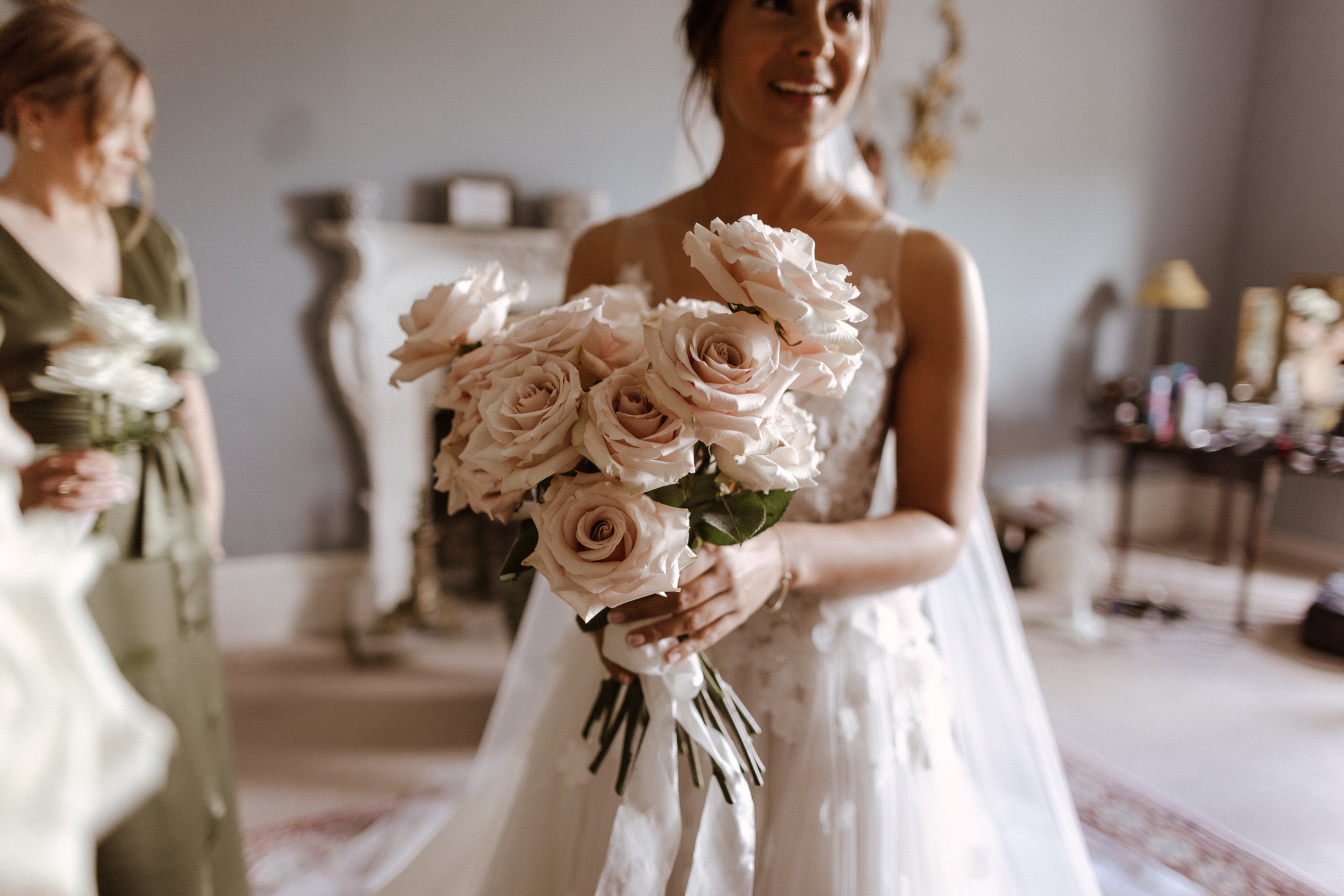 Modern bridal bouquet, long stemmed rose bouquet.jpg