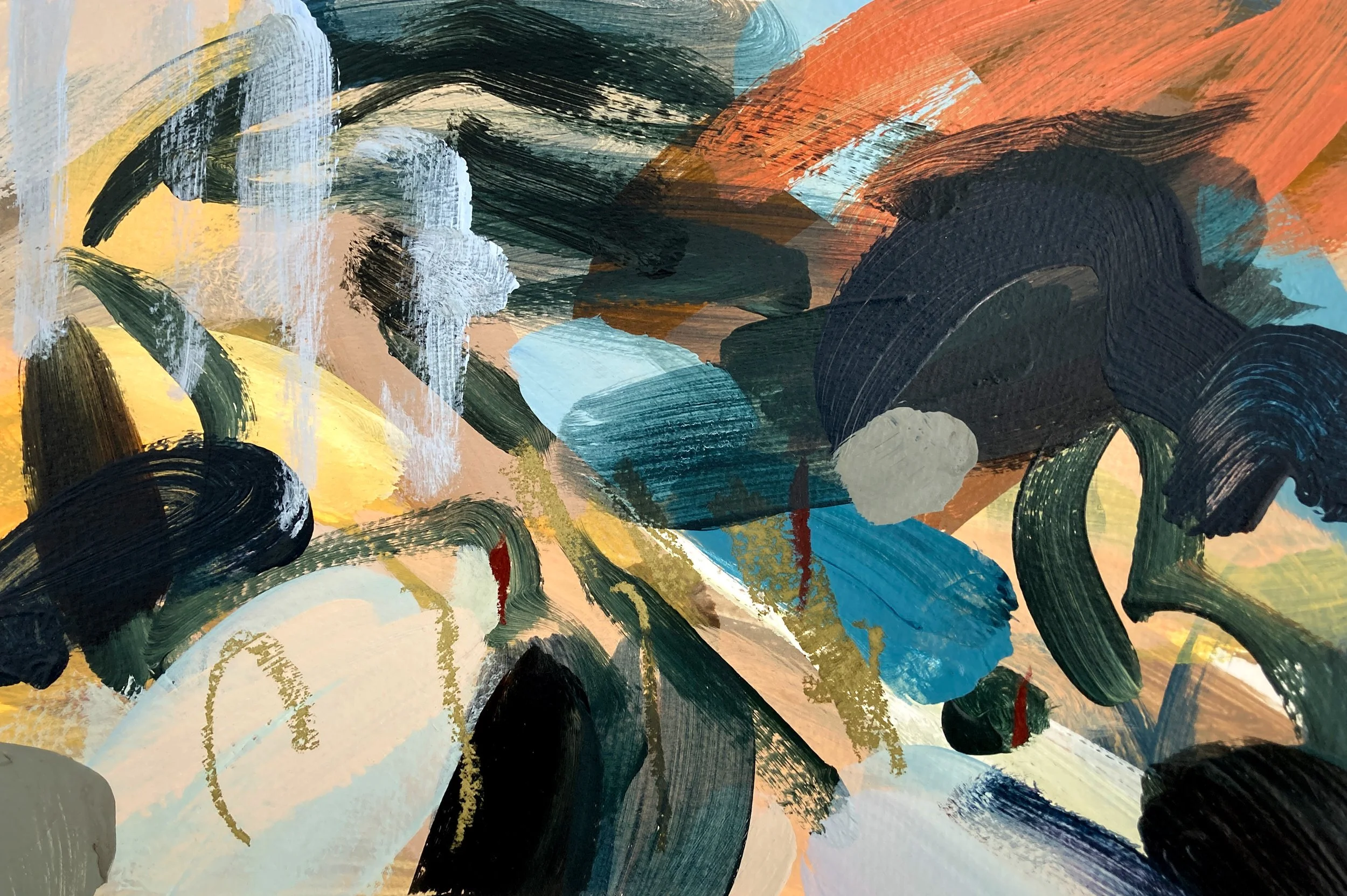 21 x 29cm, Acrylic and pastel on paper