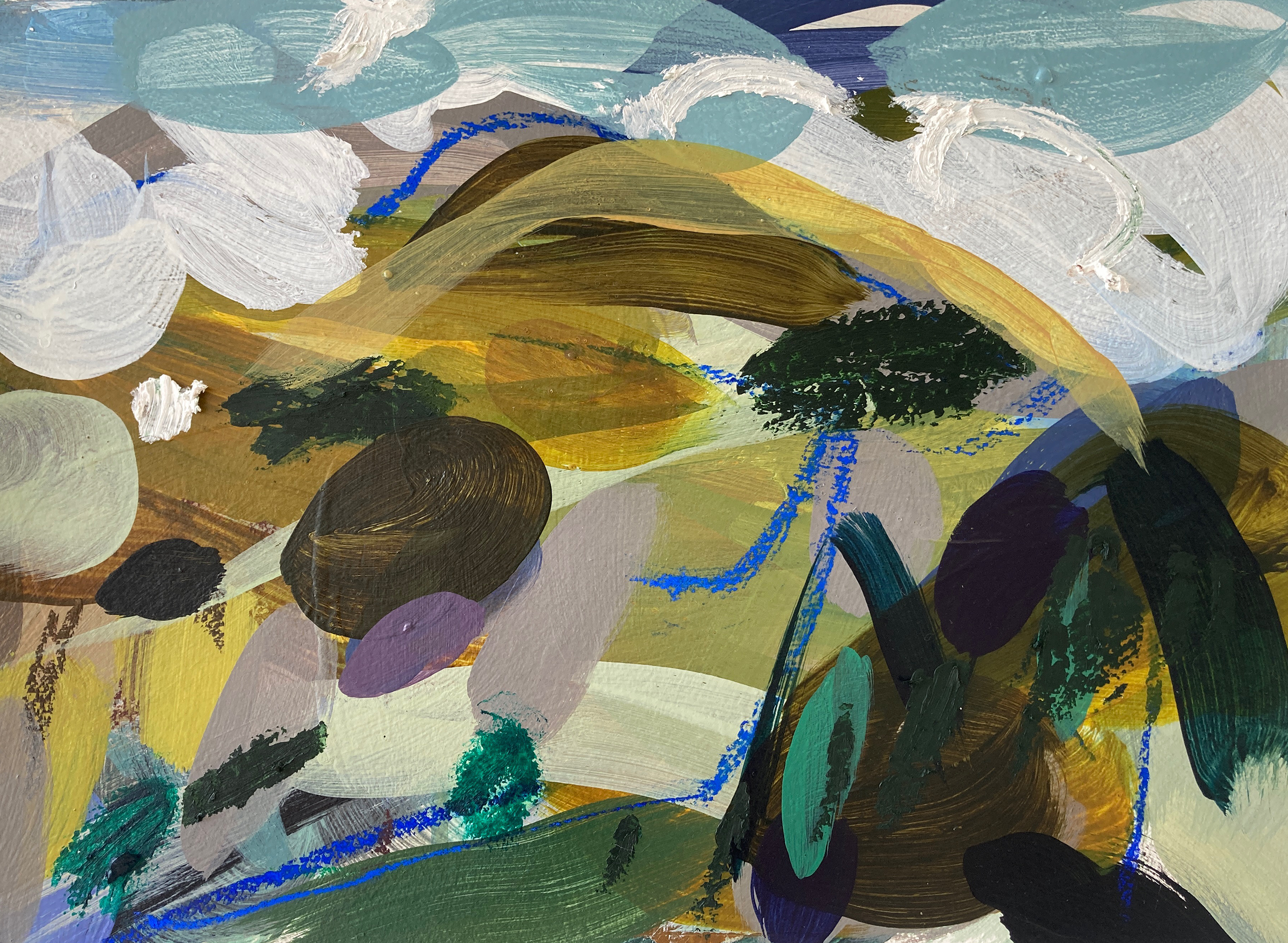 Landscape 6, Mixed media, 29x42cm