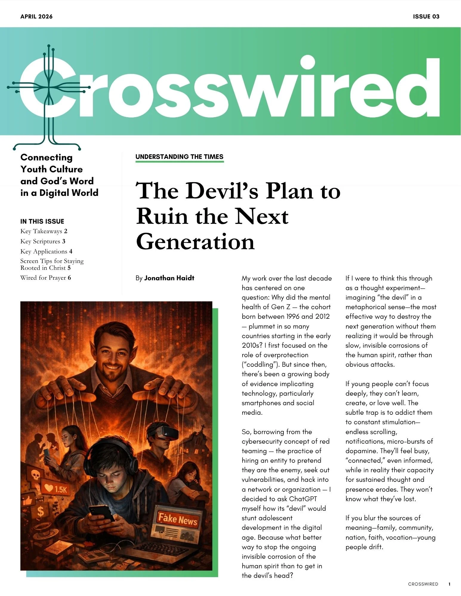 The Devil’s Plan to Ruin the Next Generation