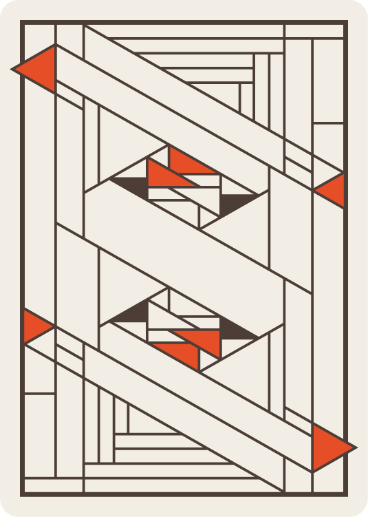 Midway Gardens Playing Cards back design draft two.