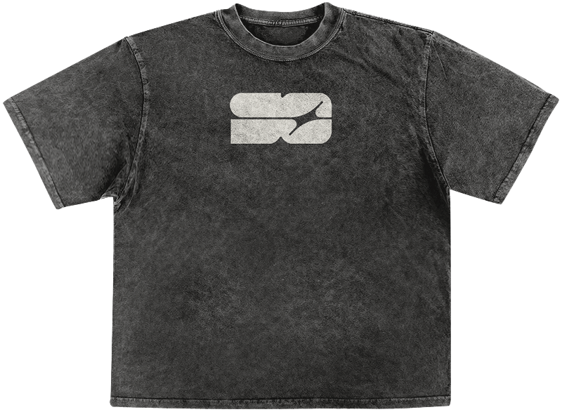 Brand mark applied to shirt mockup.