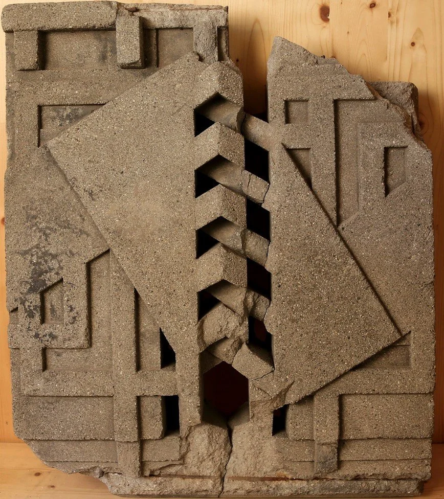 Midway Gardens textile block.