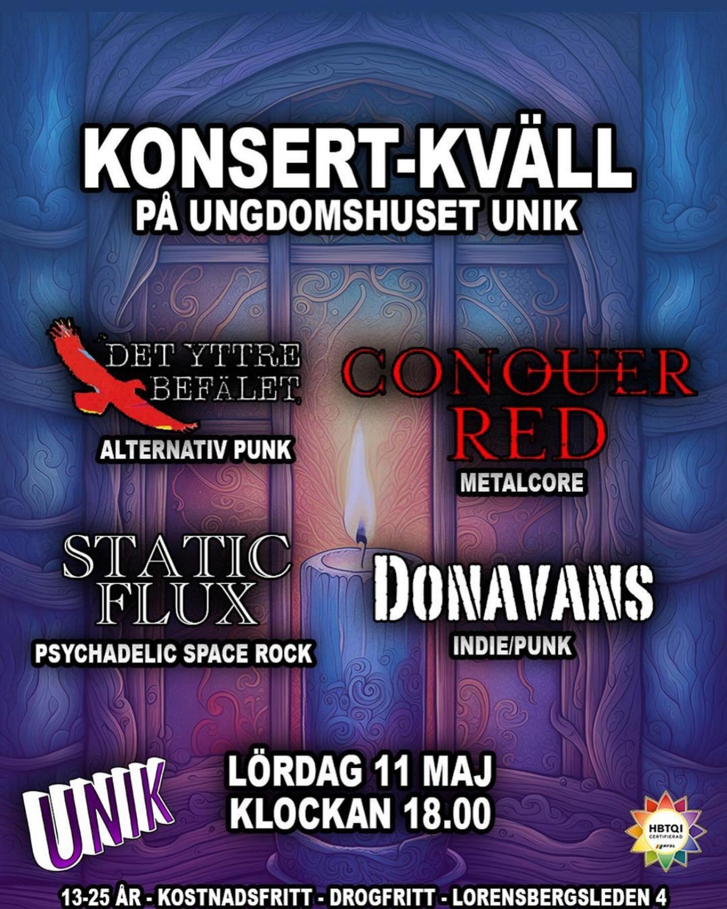We are coming to @ungdomshusetunik Kalmar 11/05

Be there‼️🤘

#metalcore #metalmusic #live #metalswe