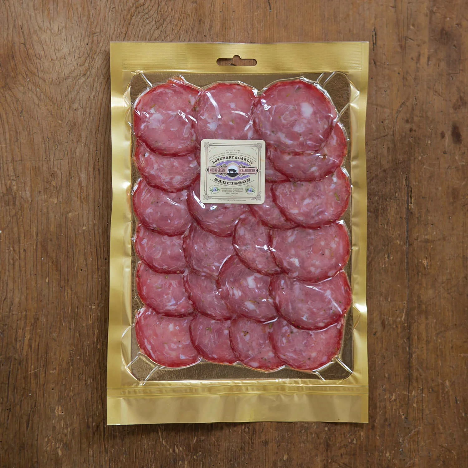 Rosemary and Garlic Saucisson — Moons Green Charcuterie