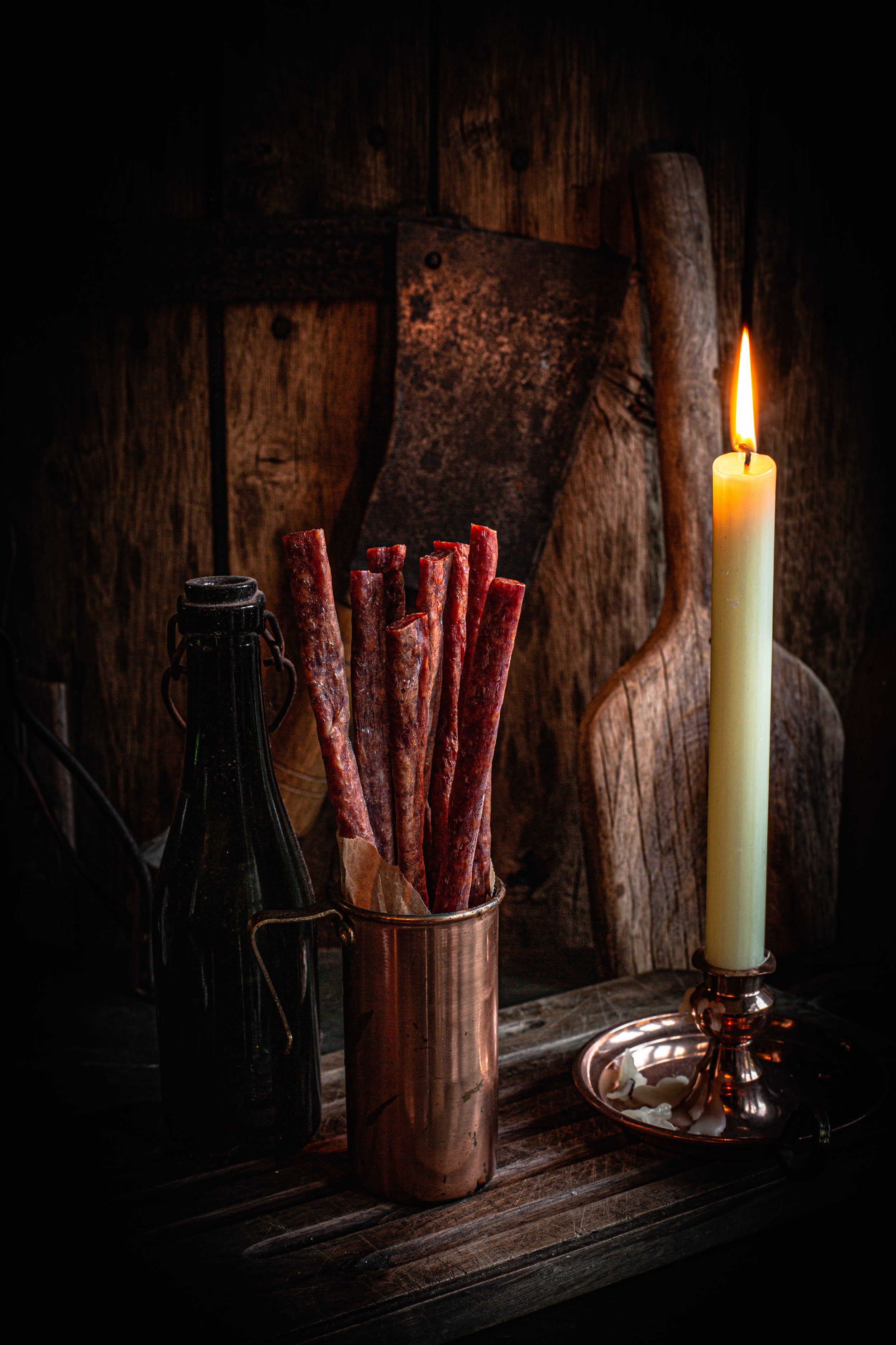 Wild Venison Beer Sticks — British Charcuterie & Cured Meats