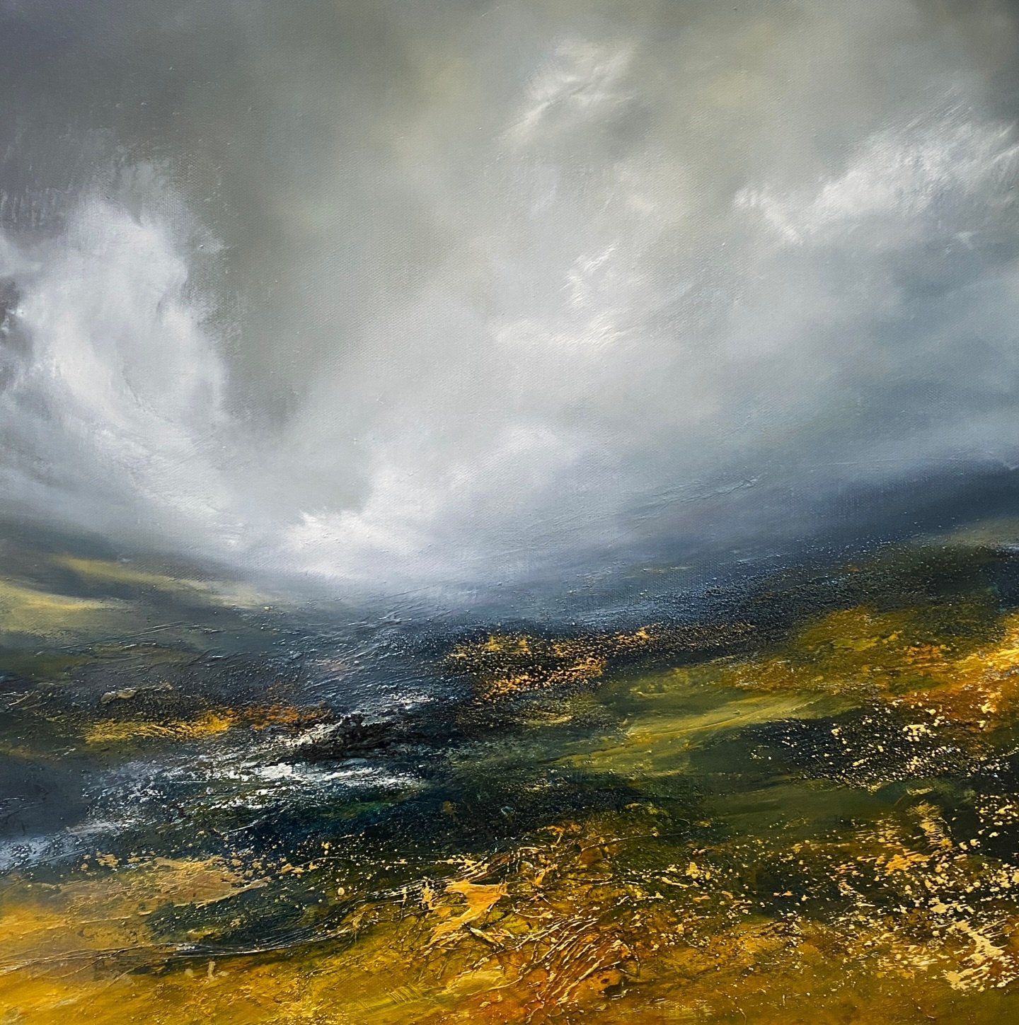 A little escape to the hills is needed soon. 
Time to step off the wheel and just enjoy the outdoors . You are just where you need to be when you step into the world of this painting. 

Will be on the website soon or message for more information 

Ha