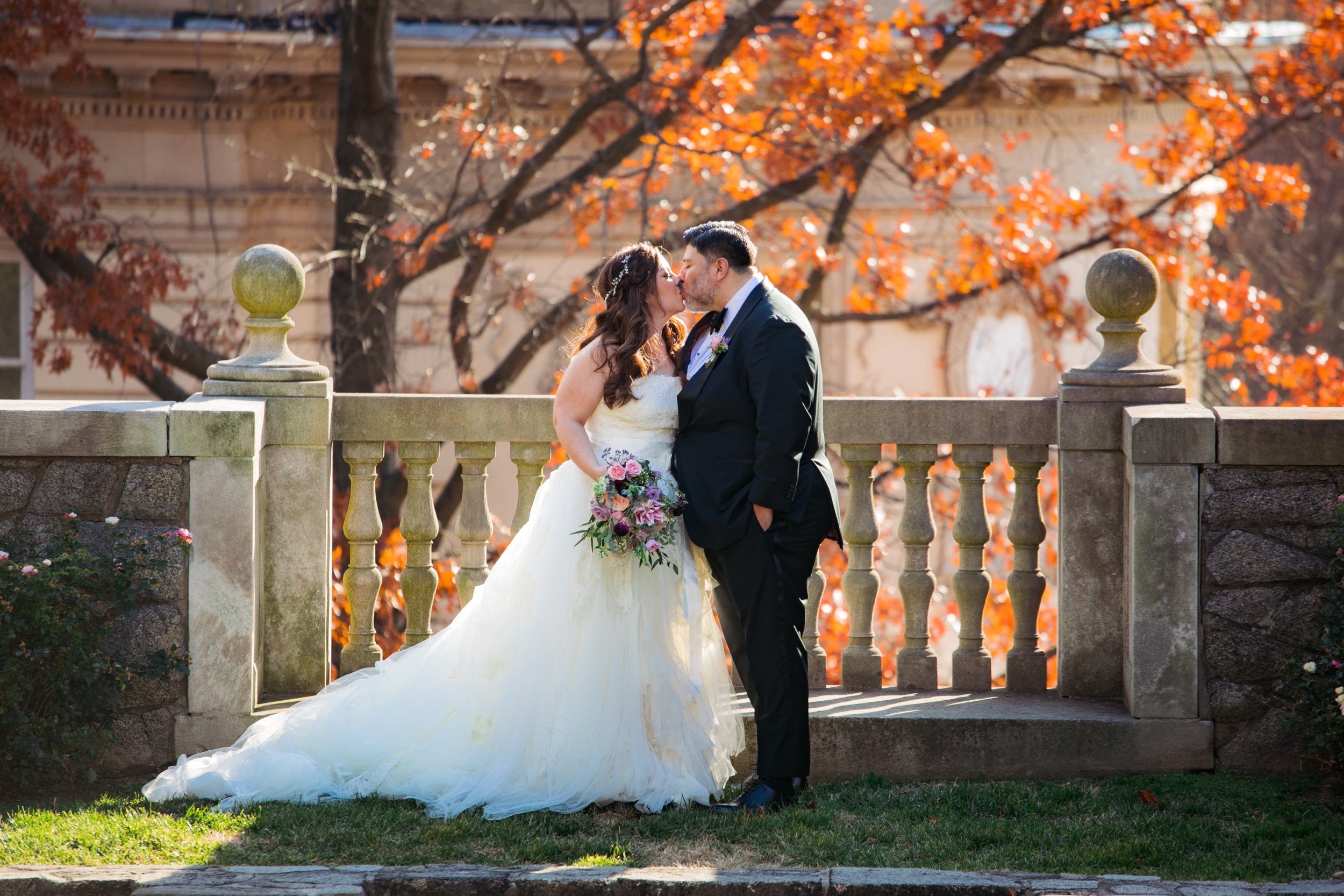Pink and Lavender Autumn Wedding at Woodrow Wilson House DC
