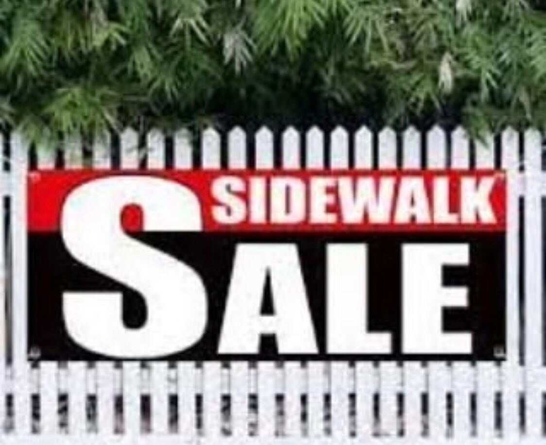 Come and browse at Eyelet Dove&rsquo;s  sidewalk sale!