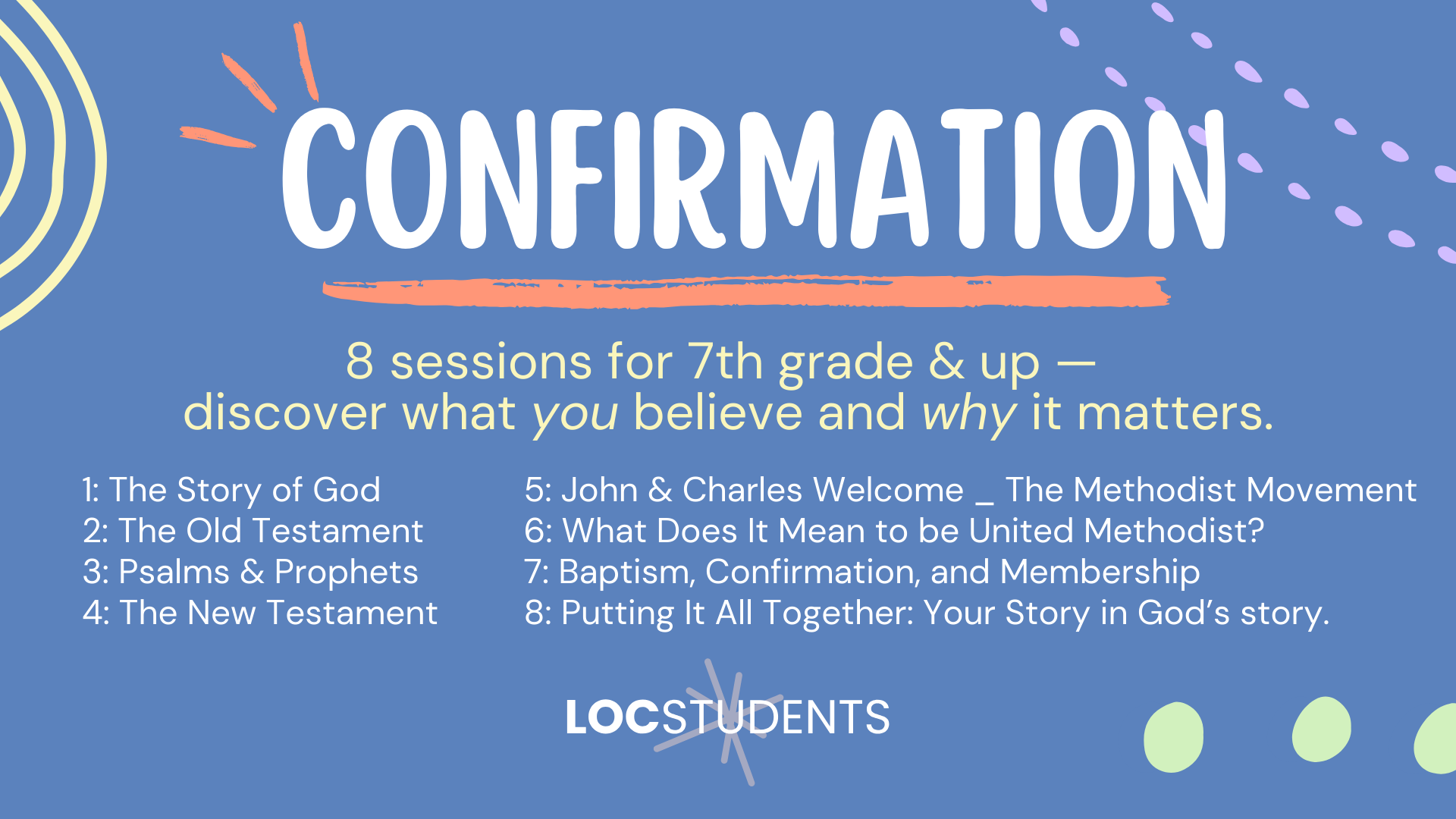 LOC Students - Confirmation