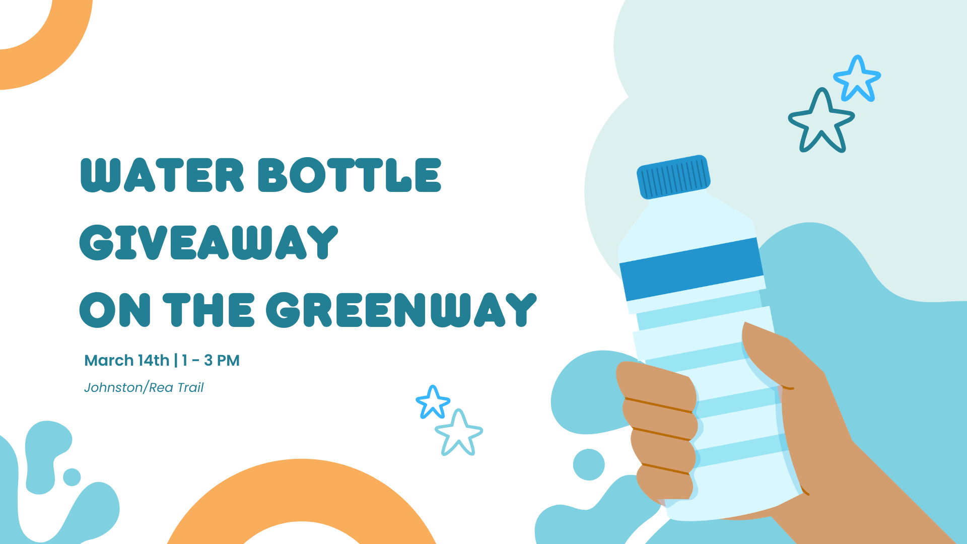 Water Bottle Giveaway on the Greenway