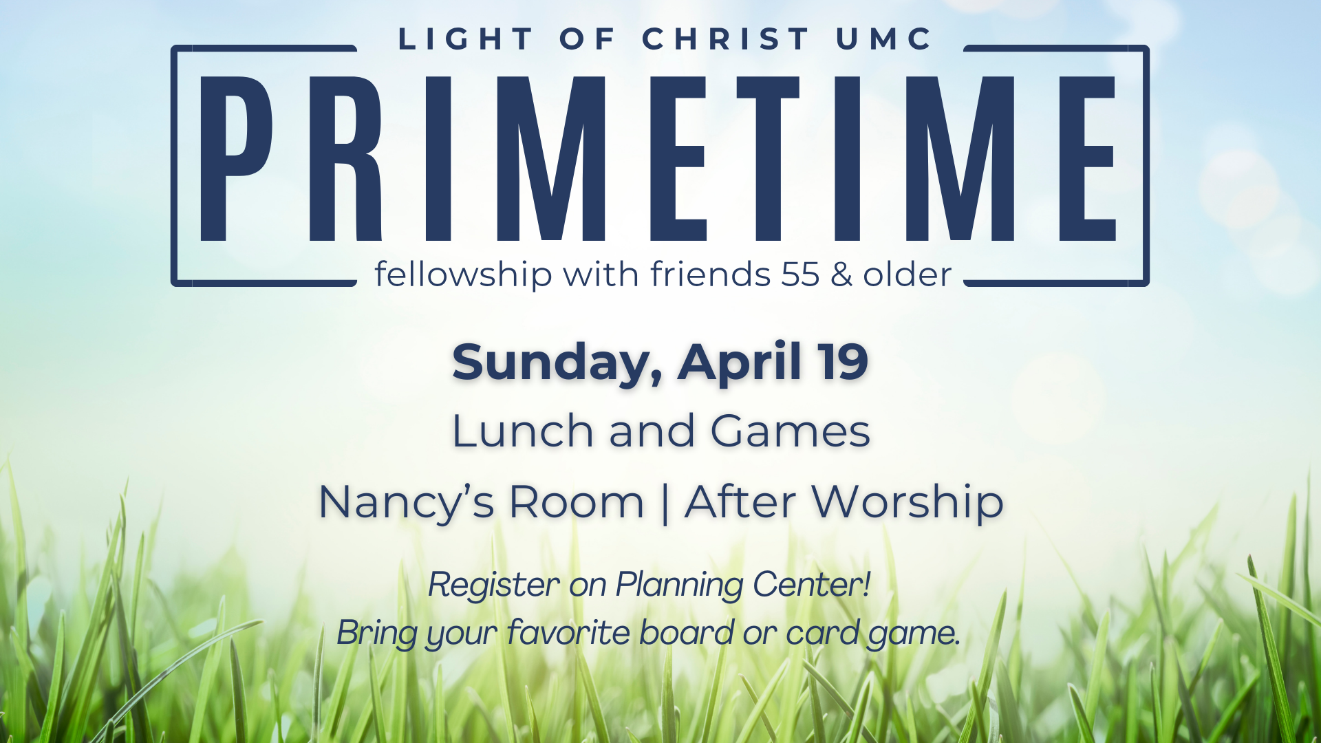 Primetime Lunch and Games