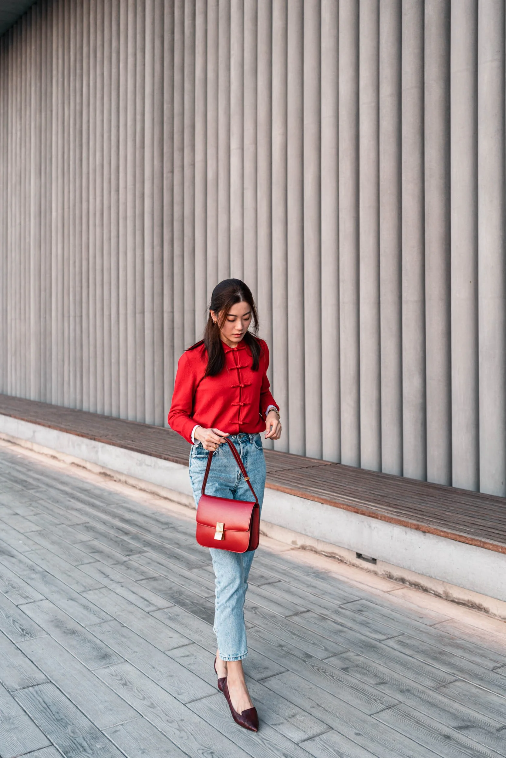 Red box jacket sale
