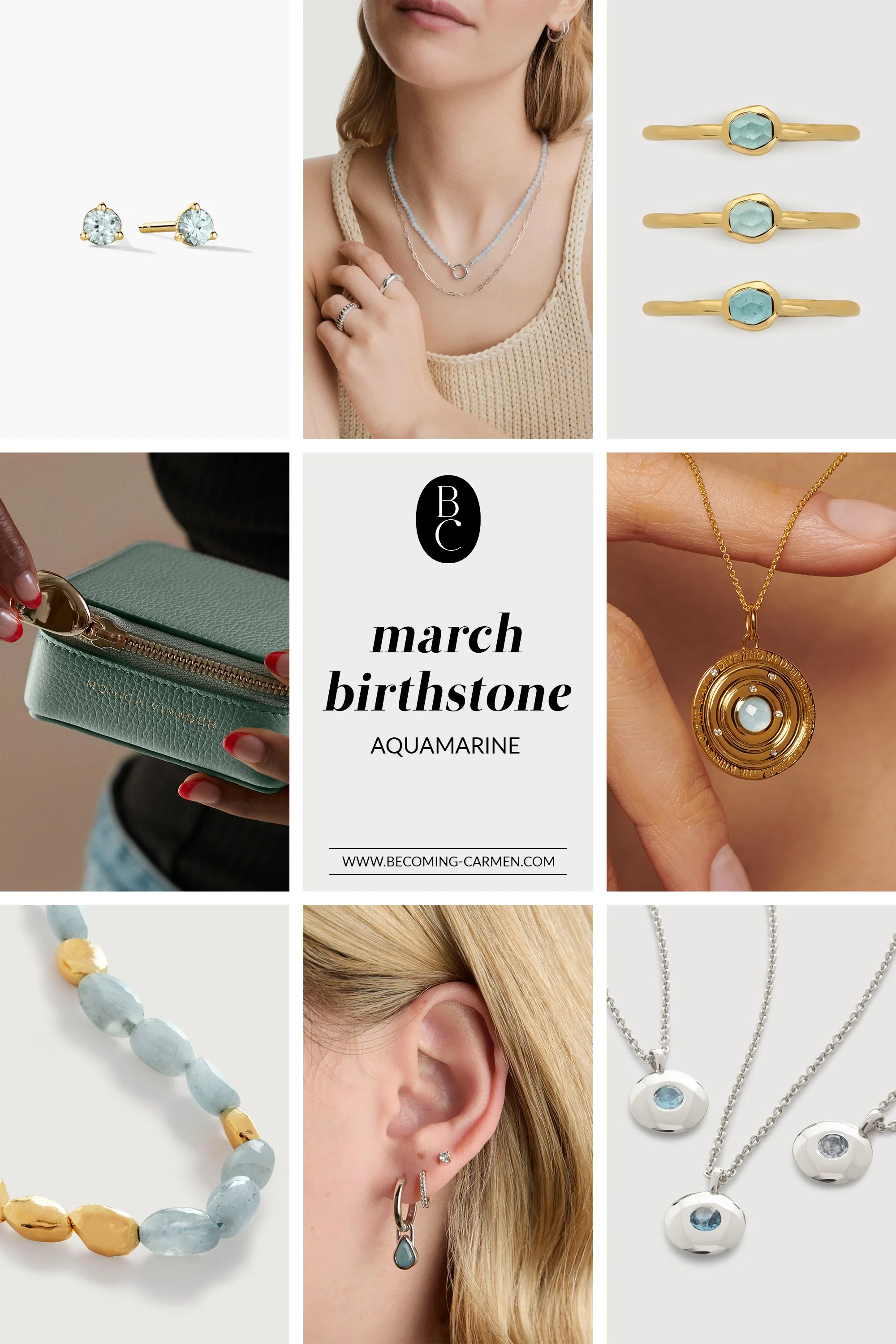 Aquamarine: Embracing Serenity This March