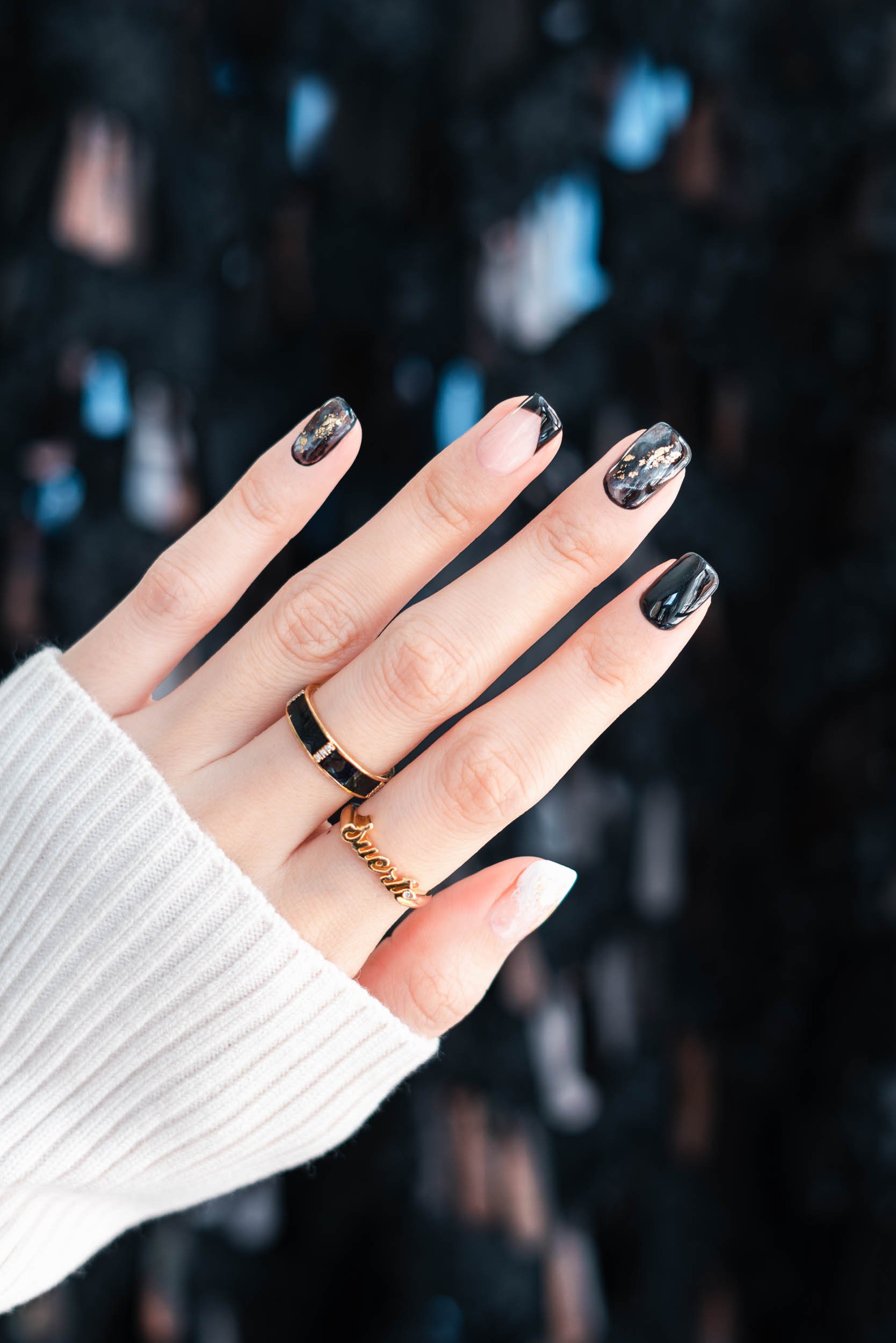 Obsidian Opulence: The Art of the Moody Marble