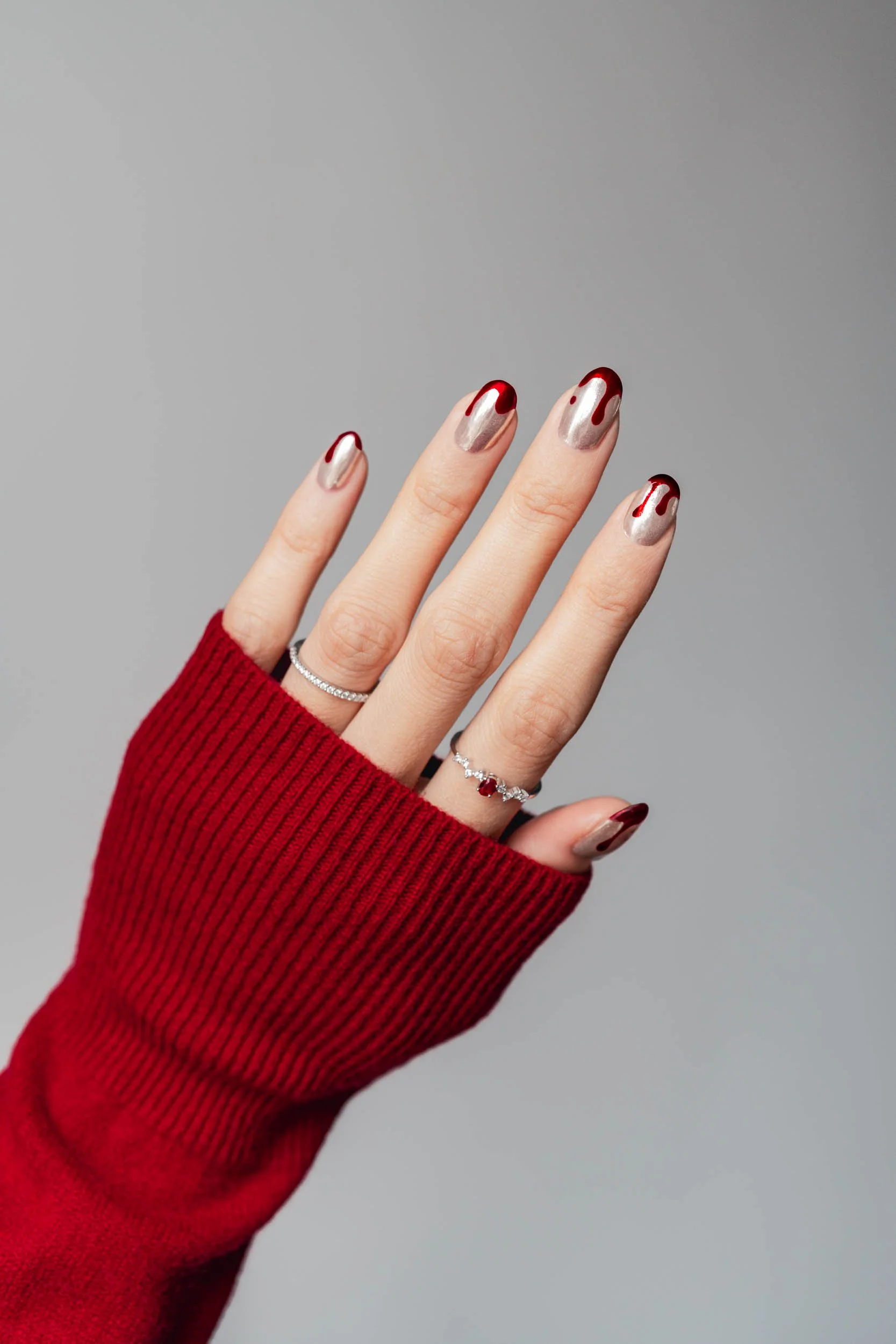 Blood Drip Nails: A Vampire’s Kiss for Halloween