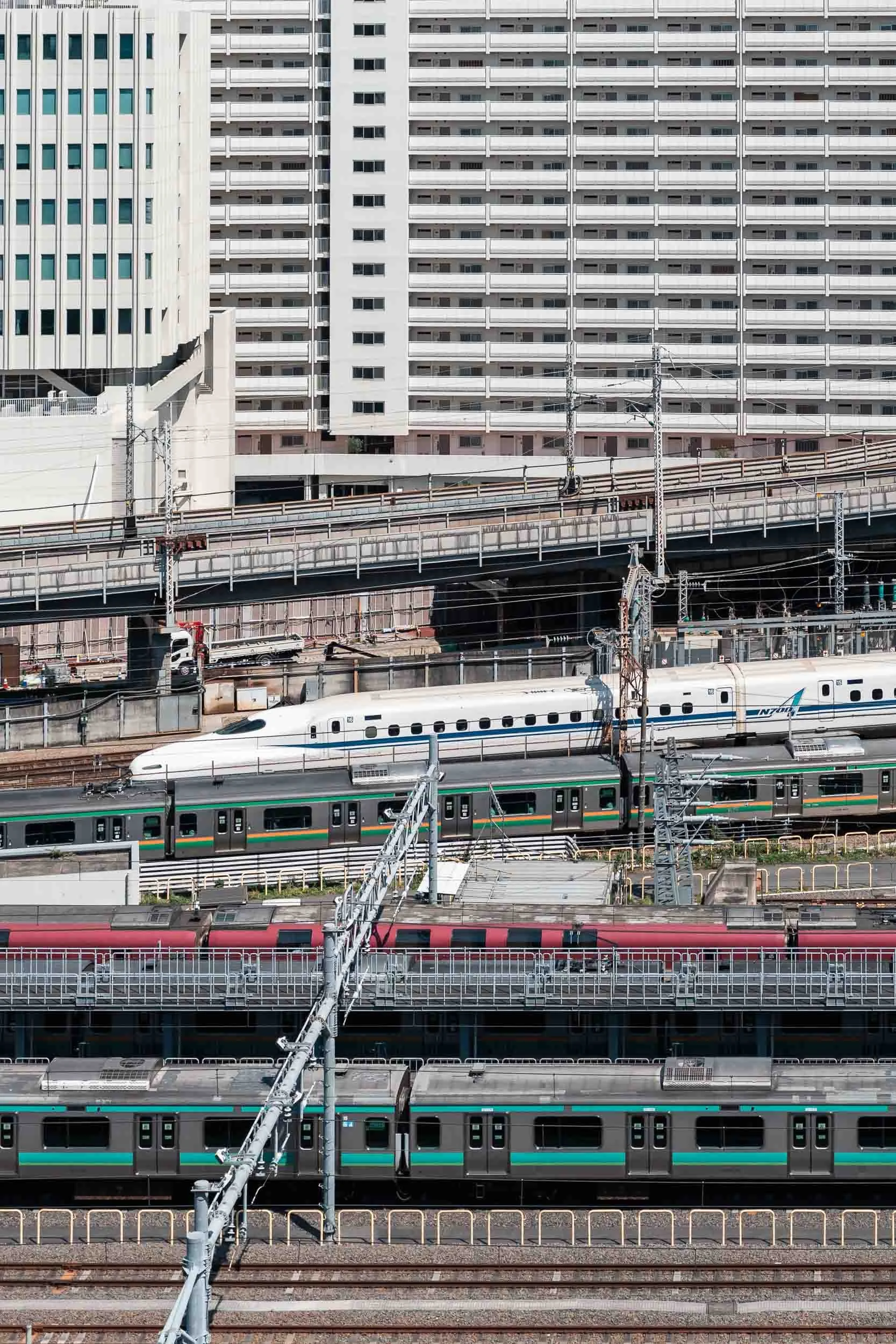 Train view at MoN Takanawa in Tokyo, Japan by Becoming Carmen