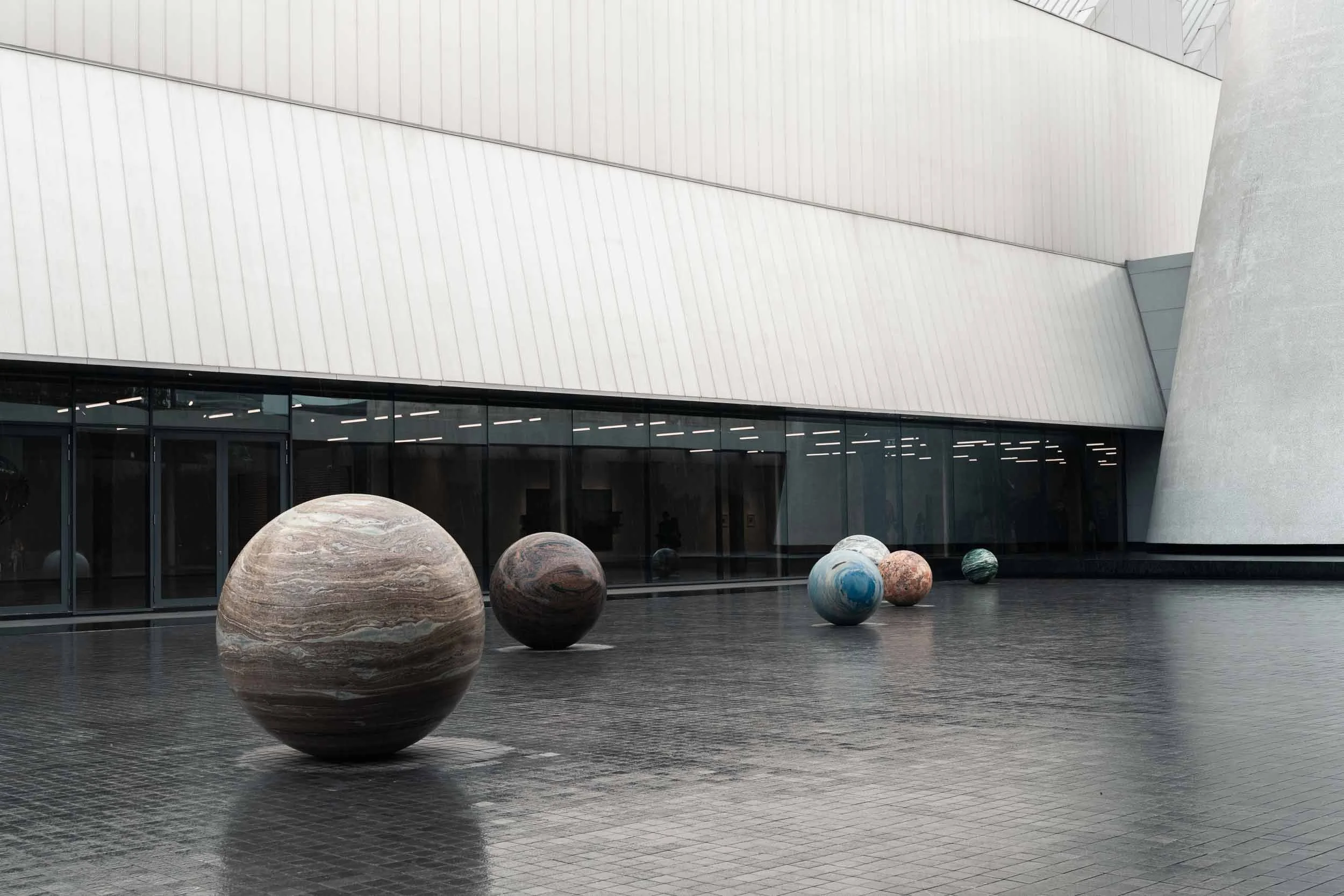 Installation view of Alicja Kwade, Pars pro Toto, 2020 for (In)visible Presence at Dib Bangkok