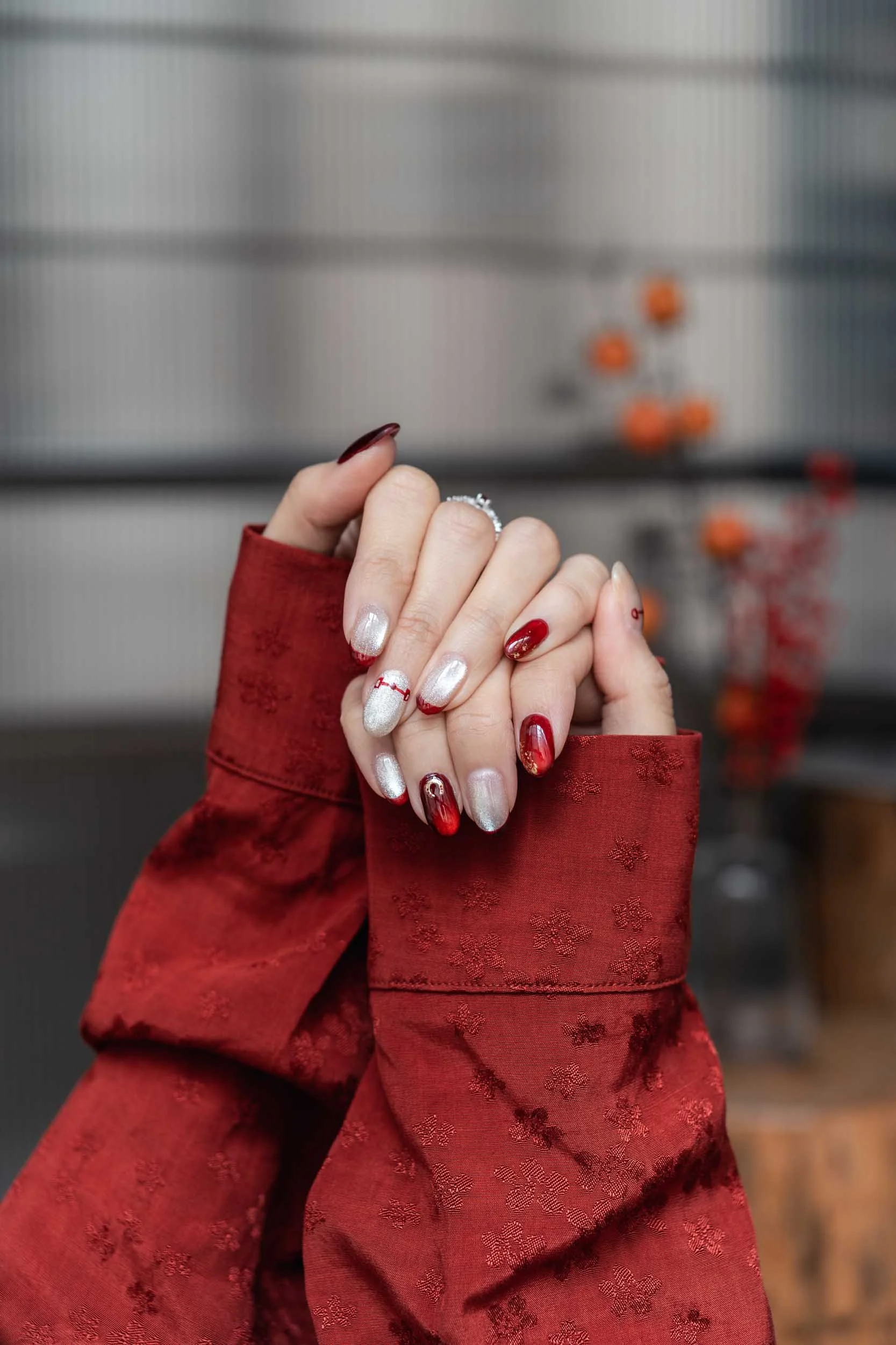 becoming-carmen-chinese-new-year-horse-2026-red-silver-manicure-nails