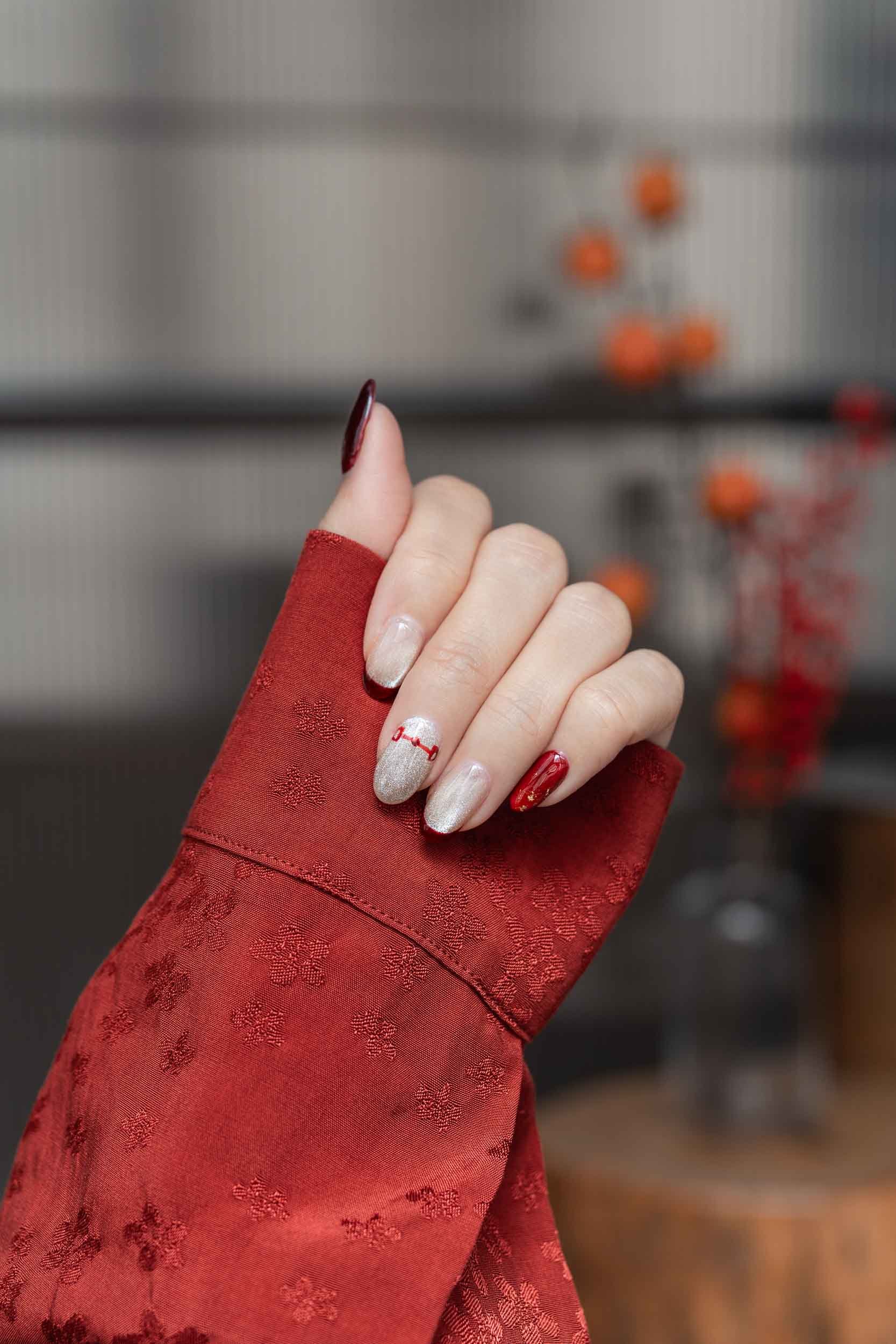 becoming-carmen-chinese-new-year-horse-2026-red-silver-manicure-nails