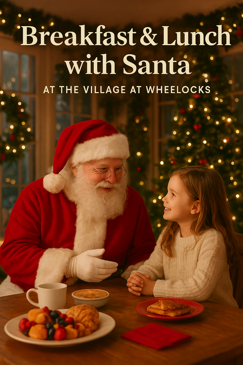Breakfast &amp; Lunch with Santa at The Village at Wheelocks