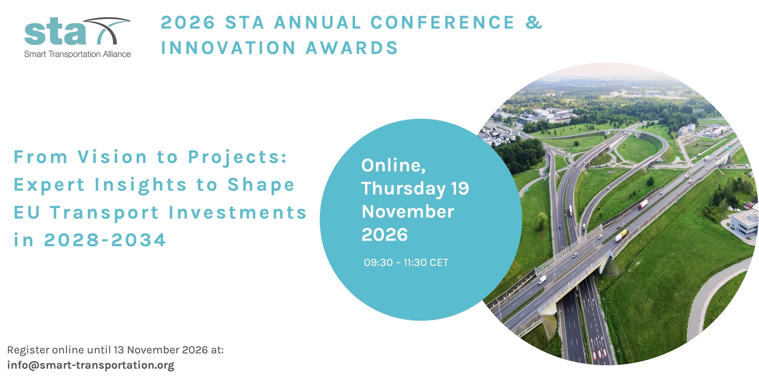 SHAPING EUROPE’S TRANSPORT FUTURE: JOIN THE 2026 STA ANNUAL CONFERENCE &amp; INNOVATION AWARDS ON 19 NOVEMBER 2026