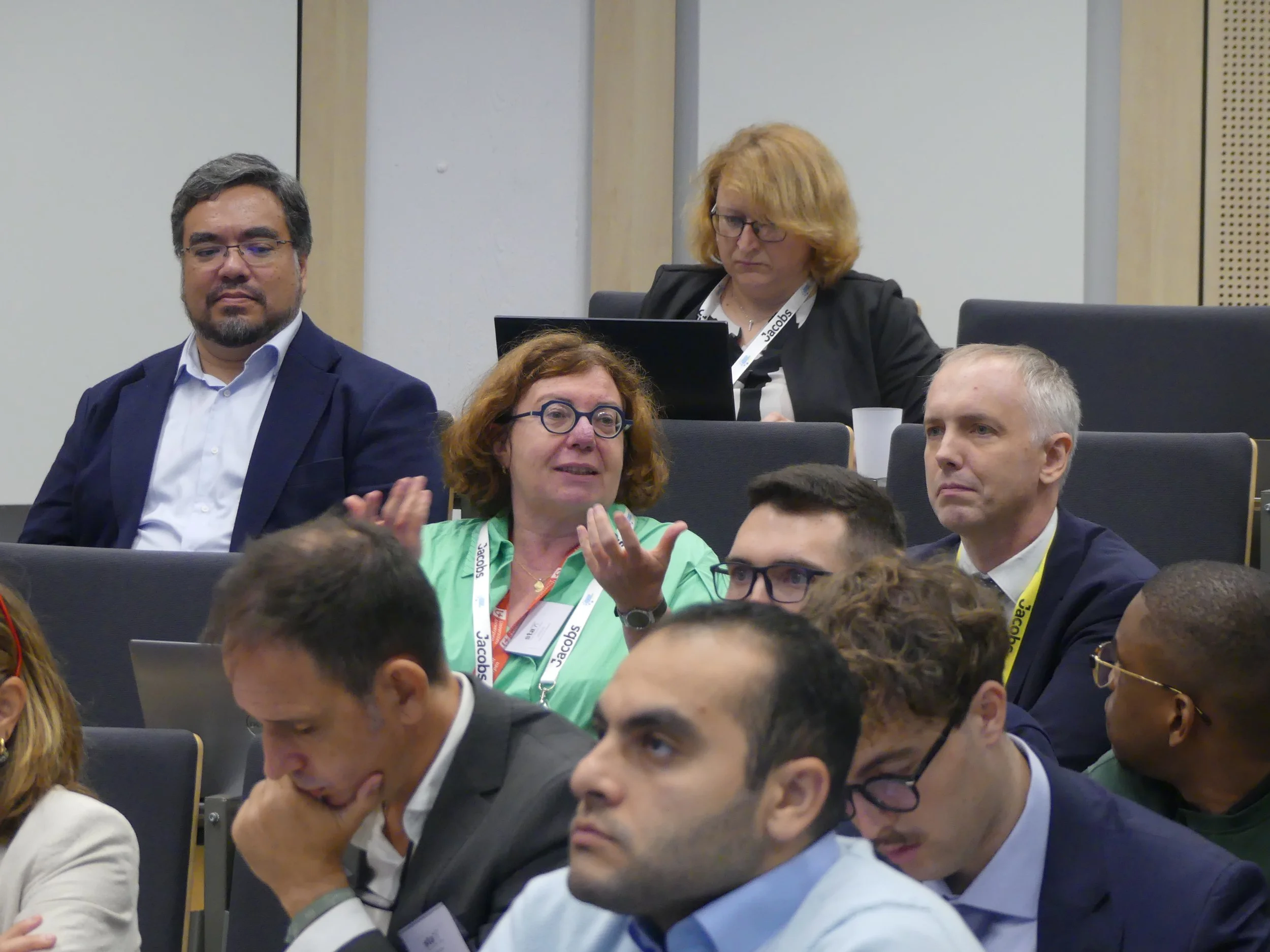 Prof. Chista Sys making her intervention at the conference